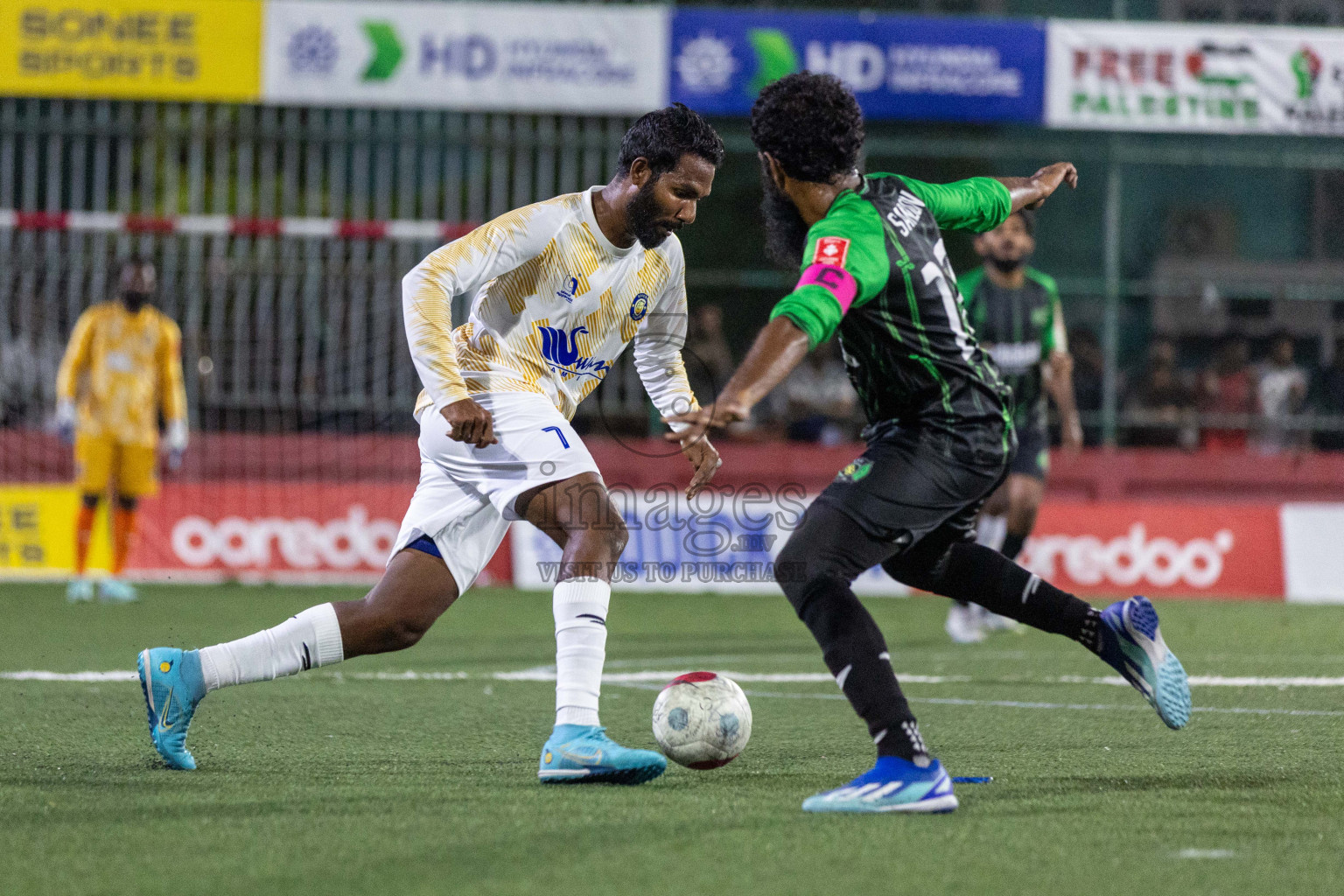 HA Vashafaru VS HA Baarah in Day 13 of Golden Futsal Challenge 2024 was held on Saturday, 27th January 2024, in Hulhumale', Maldives Photos: Nausham Waheed / images.mv