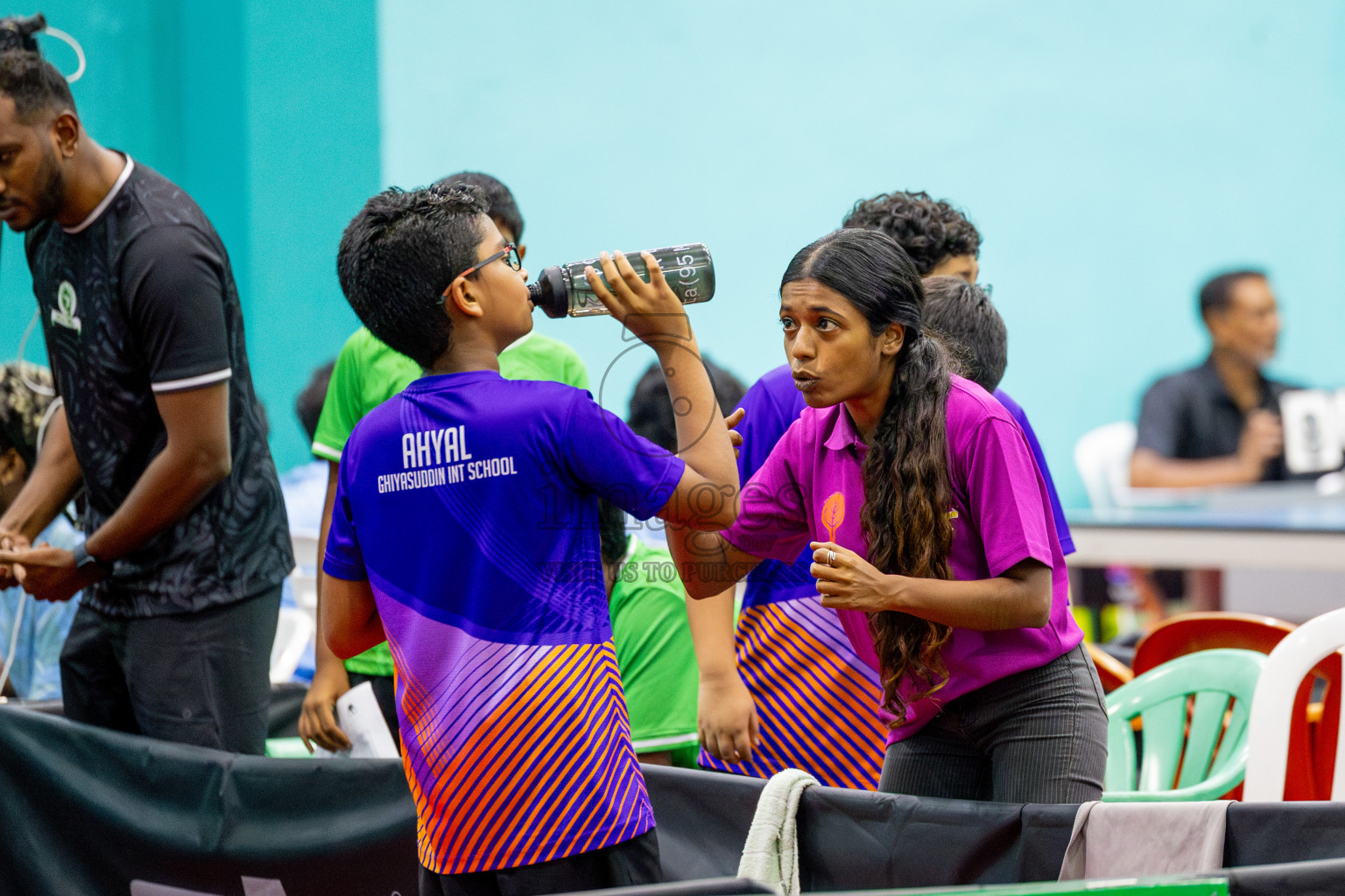 Day 5 of Interschool Table Tennis Tournament 2025 held at Male' TT Hall, Male', Maldives on Monday, 19th May 2025.
Photos By: Ismail Thoriq / images.mv