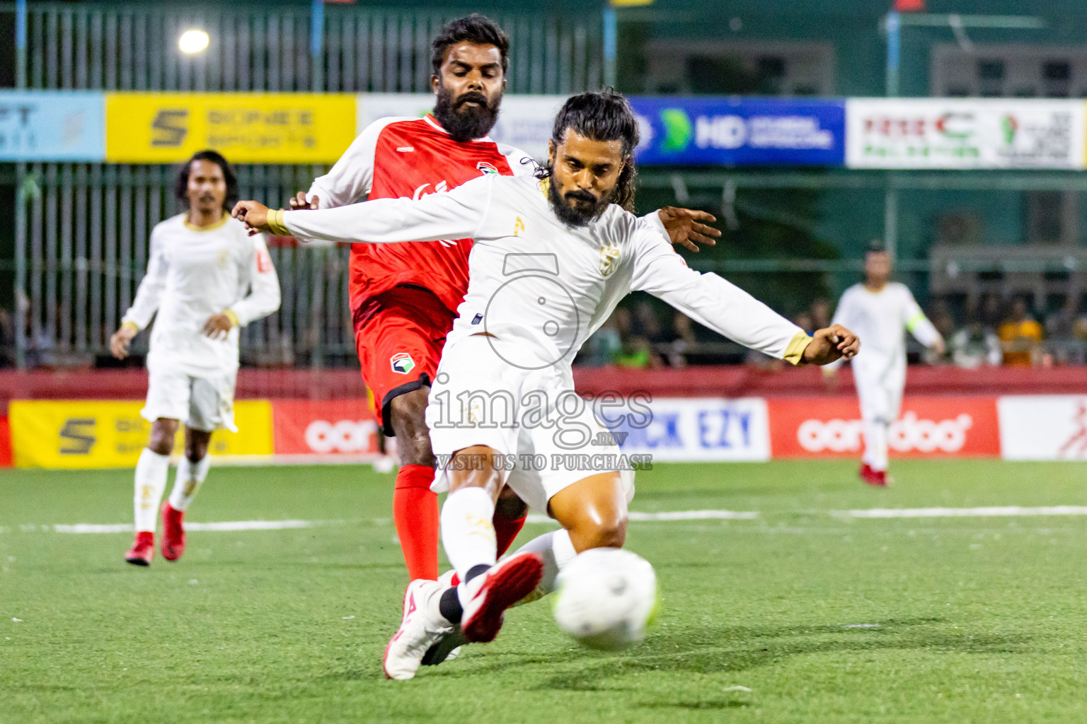 Th. Madifushi  VS  Th. Thimarafushi in Day 11 of Golden Futsal Challenge 2024 was held on Thursday, 25th January 2024, in Hulhumale', Maldives
Photos: Nausham Waheed / images.mv