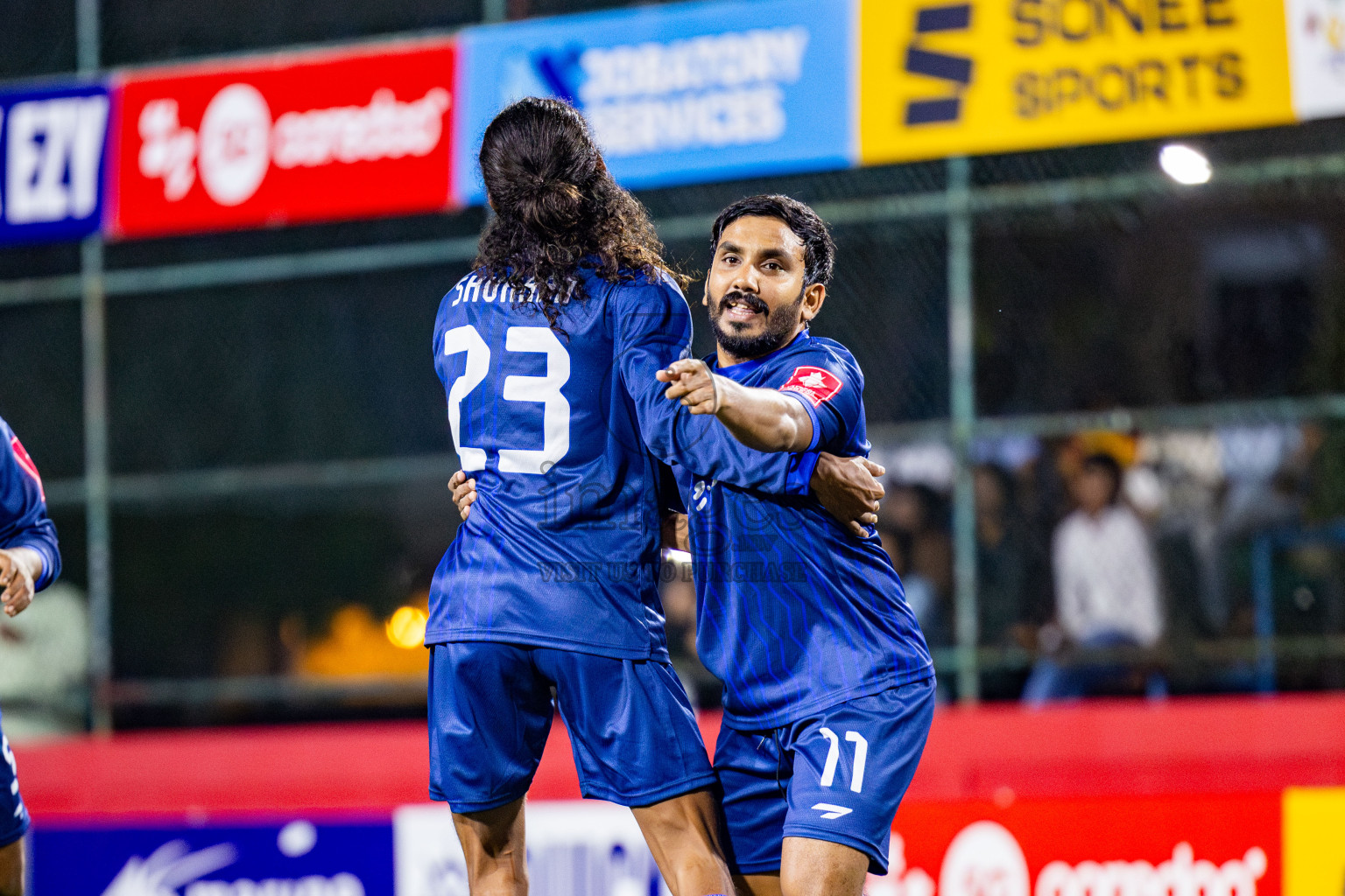 GA Maamendhoo VS GA Villingili in Day 8 of Golden Futsal Challenge 2025 was held on Sunday, 12th January 2025, in Hulhumale', Maldives Photos: Nausham Waheed , Ismail Thoriq / images.mv
