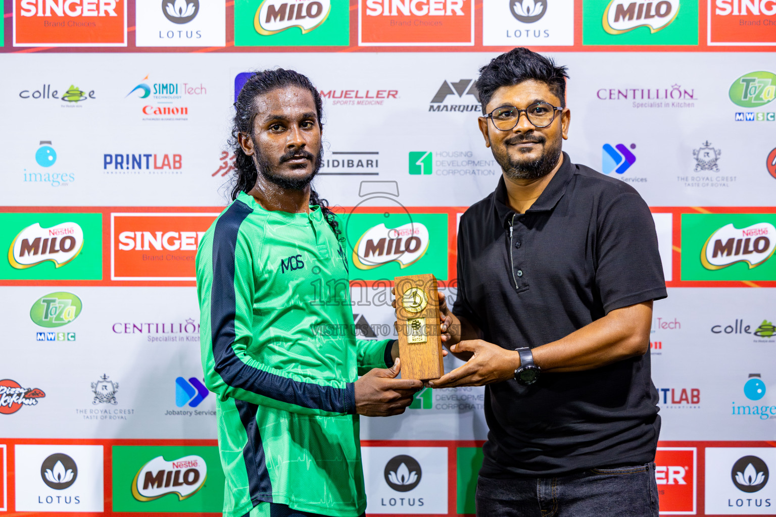 HHRC vs TRADENET in Club Maldives Classic 2024 held in Rehendi Futsal Ground, Hulhumale', Maldives on Thursday, 12th September 2024. Photos: Nausham Waheed / images.mv