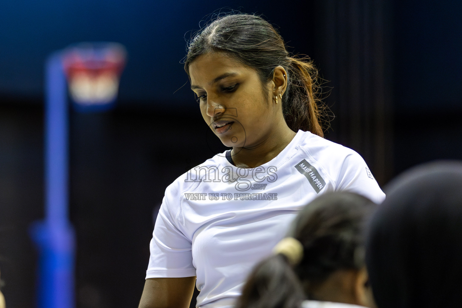 N Sports Academy B vs N Sports Academy A in Day 6 of 3rd Netball Junior Championship, held at Social Center on Friday 24th January 2025 . Photos: Shuu Abdul Sattar / images.mv