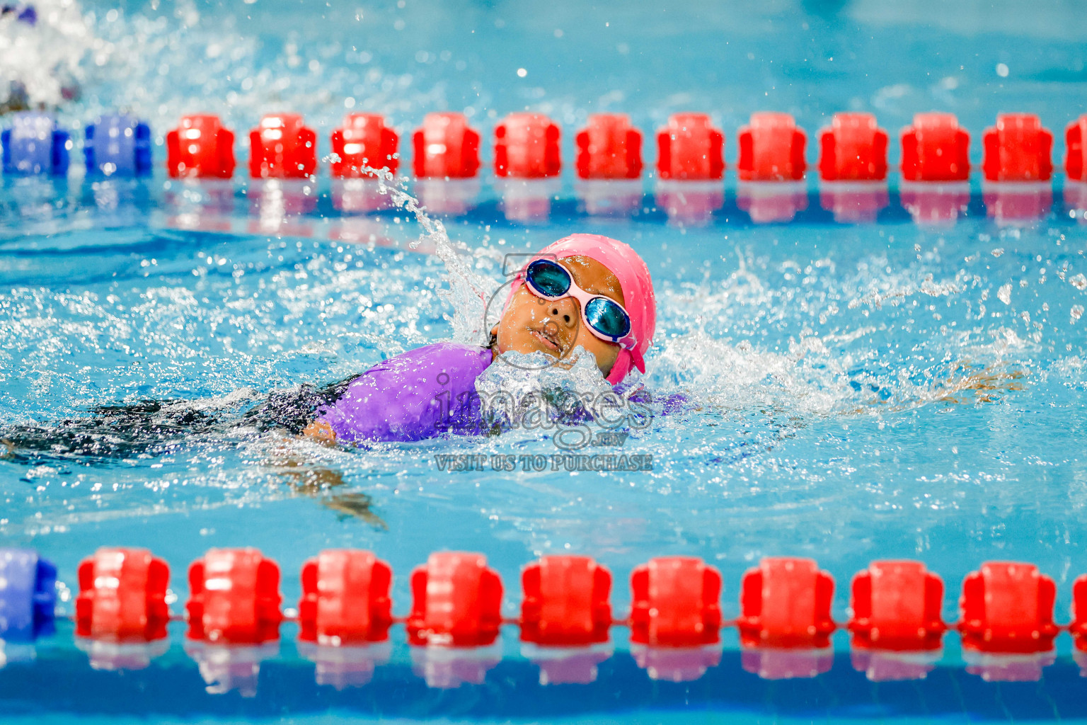 Day 1 of BML 6th National Kids Swimming Kids Festival 2025 held in Hulhumale', Maldives on Monday, 3rd November 2024. Photos: Hassan Simah / images.mv