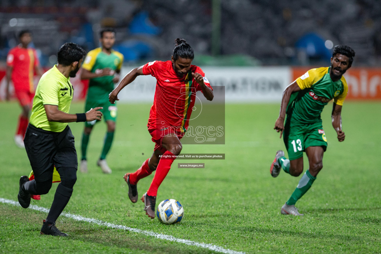 Maziya SRC vs Da Grande SC in Dhiraagu Dhivehi Premier League 2020-21 on 03 January 2021 held in Male', Maldives