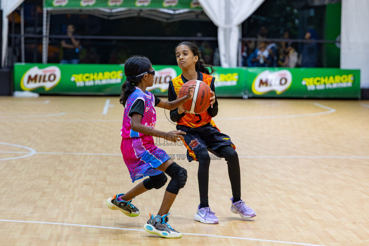 Milo 5 x 5 Junior Challenge 2025 - Basketball tournament held in Basketball Training Center, Male', Maldives on Thursday, 09th October 2025. 
Photo by: Hassan Simah / Images.mv