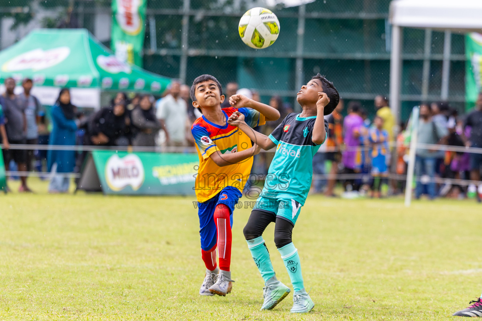 Day 1 of MILO Academy Championship 2025 (U-12) was held at Henveiru Stadium in Male', Maldives on Thursday, 1st May 2025. Photos: Ismail Thoriq / images.mv