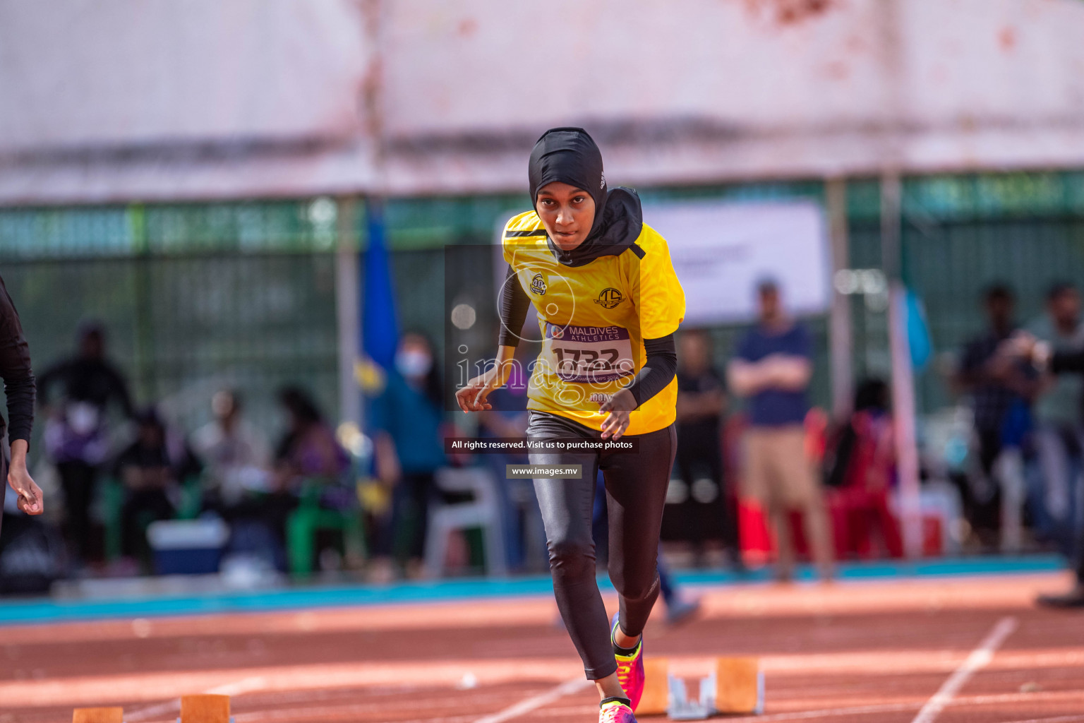 Day 1 of Inter-School Athletics Championship held in Male', Maldives on 22nd May 2022. Photos by: Nausham Waheed / images.mv