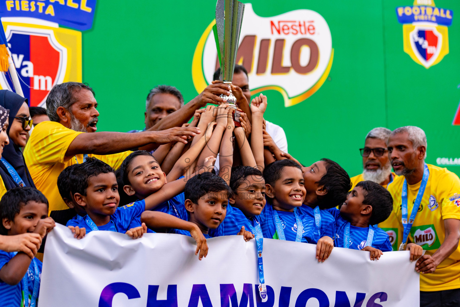 Day 2 of MILO Kids Football Fiesta was held at National Stadium in Male', Maldives on Saturday, 24th February 2024.