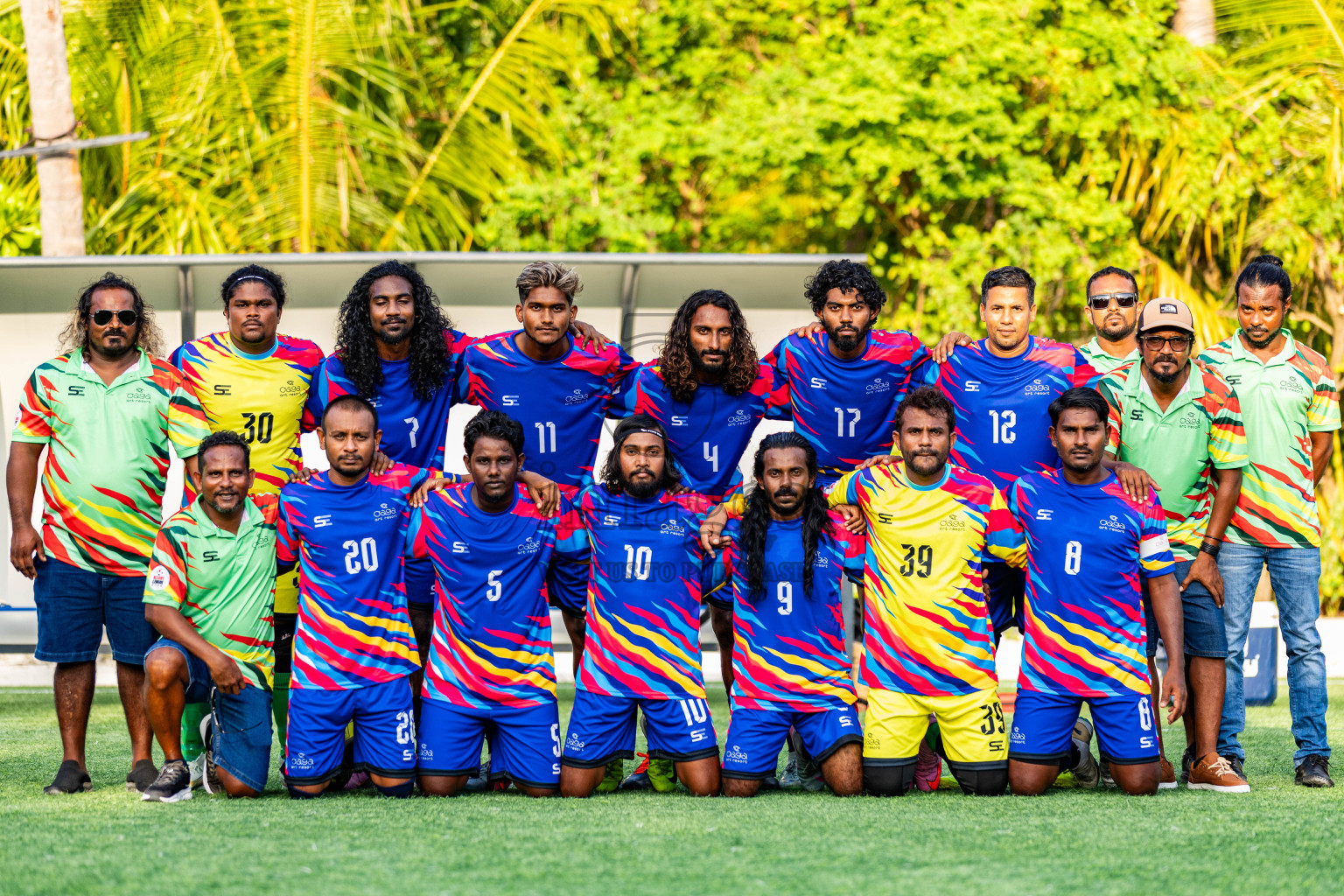 FSM Kuda Huraa vs Oaga in Resort League 2025 (North Male Zone) day 6 was held on Monday, 8th September 2025 in One And Only Reethi Rah Maldives Resort, Photos: Areef Adam / images.mv