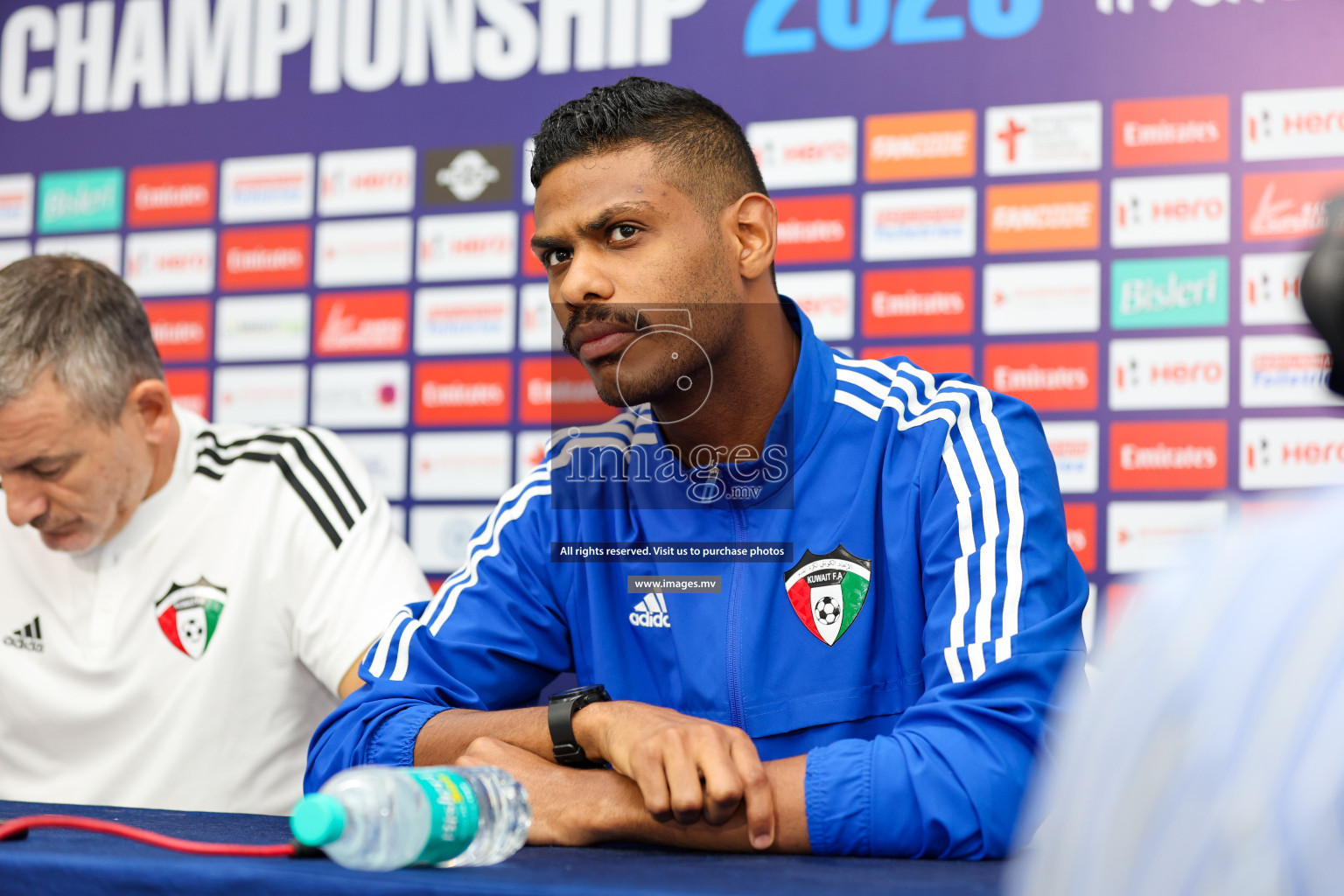 Saff Championship Final Pre-match press conference held in Sree Kanteerava Stadium, Bengaluru, India, on Monday, 3rd July 2023. Photos: Nausham Waheed / images.mv