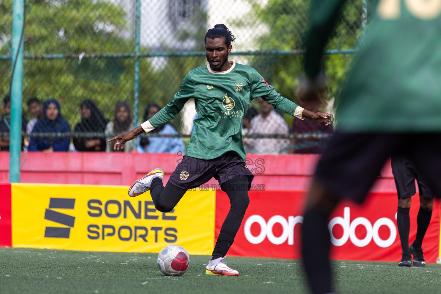 Sh. Lhaimagu VS Sh. Feevah in Day 12 of Golden Futsal Challenge 2024 was held on Friday, 26th January 2024, in Hulhumale', Maldives Photos: Nausham Waheed / images.mv