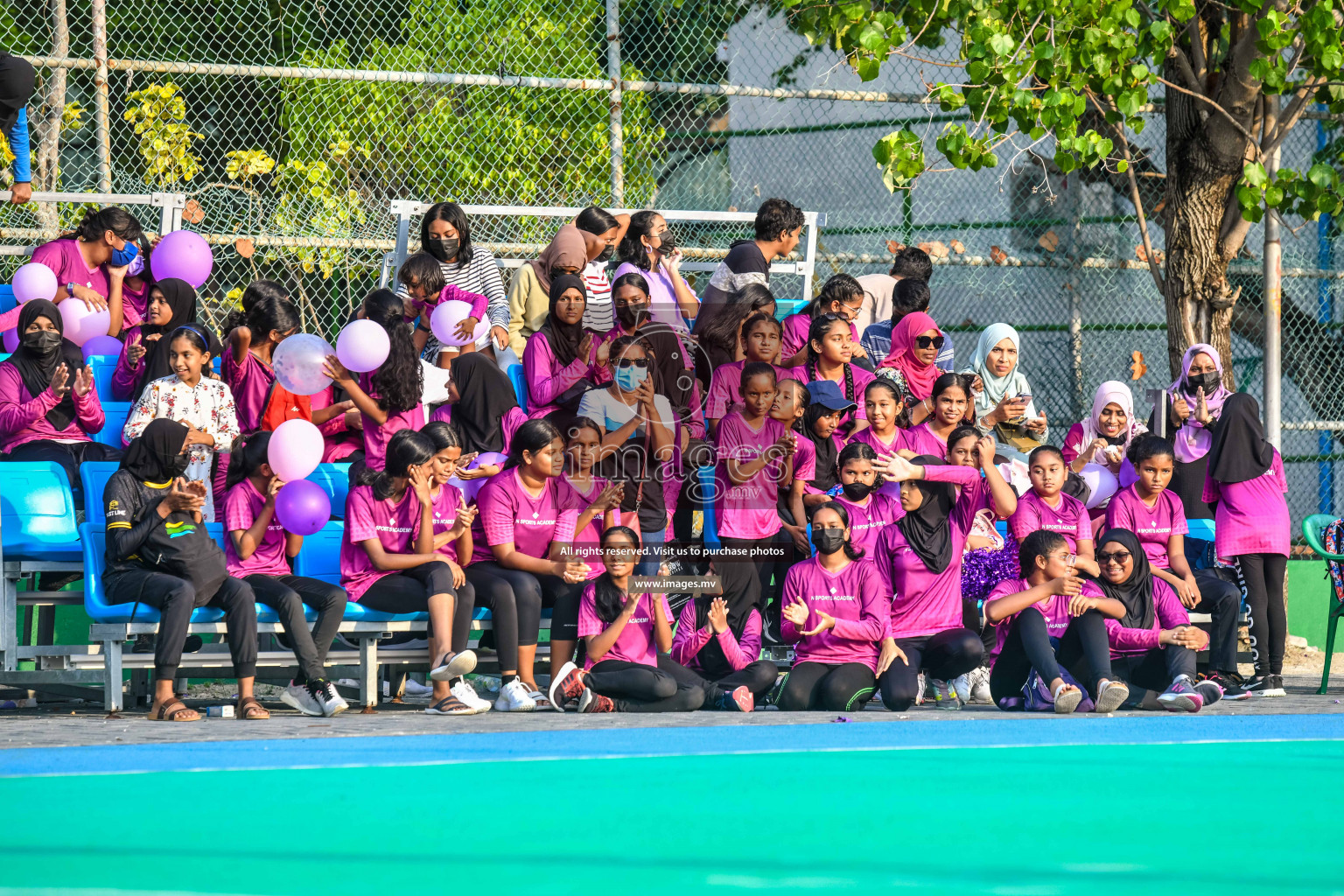 Final of Junior Netball Championship 2022 held in Male', Maldives on 19th March 2022. Photos by Nausham Waheed