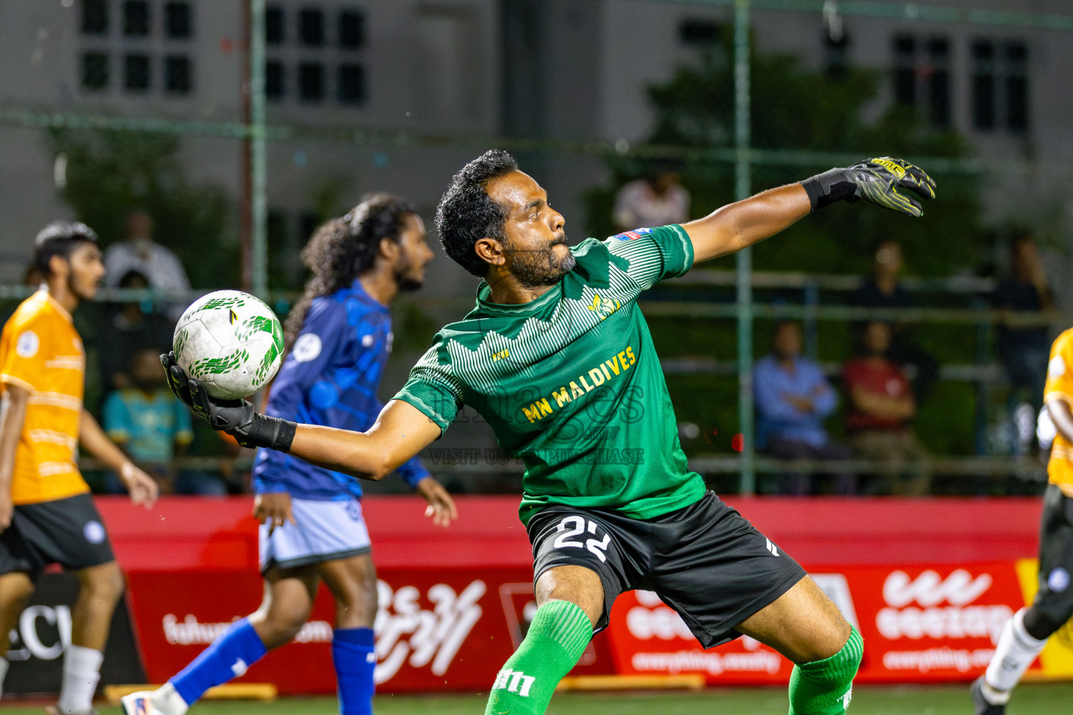 Hulhumale Hospital vs Club Male City in Day 11 of Office League 2025 was held on Saturday, 26th April 2025 in Hulhumale', Maldives. Photos: Mohamed Mahfooz Moosa / images.mv