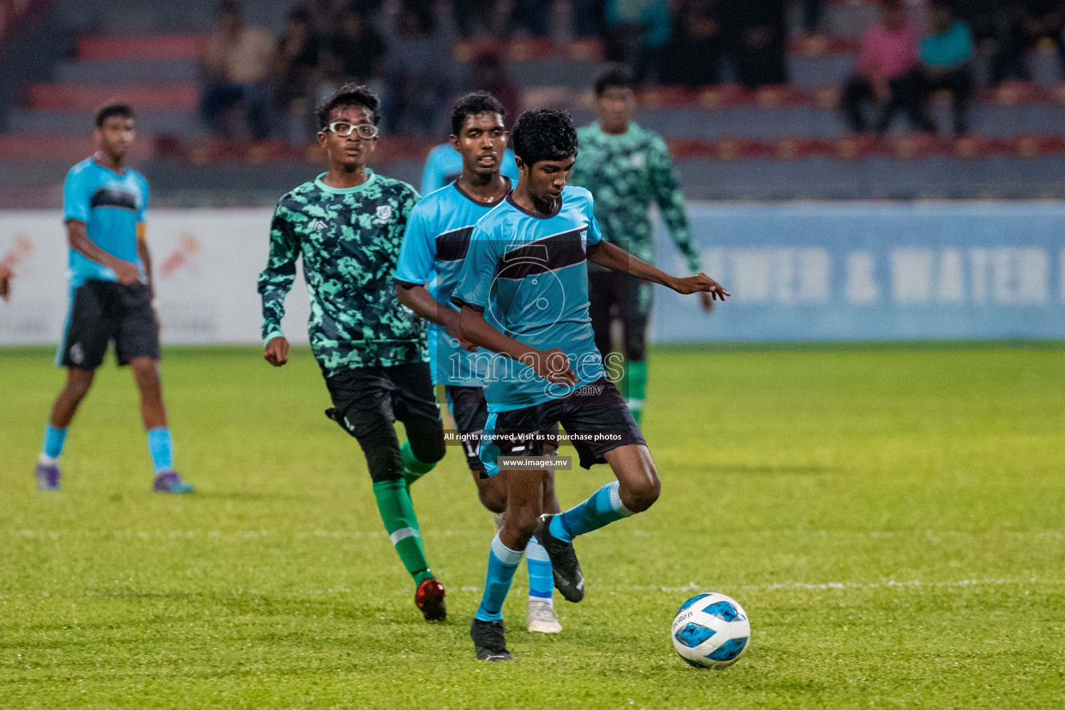 Final of U17 Inter School Football Tournament of Kalaafaanu School vs Rehendhi School held in Male', Maldives on 10 Feb 2022 Photos: Nausham Waheed / images.mv