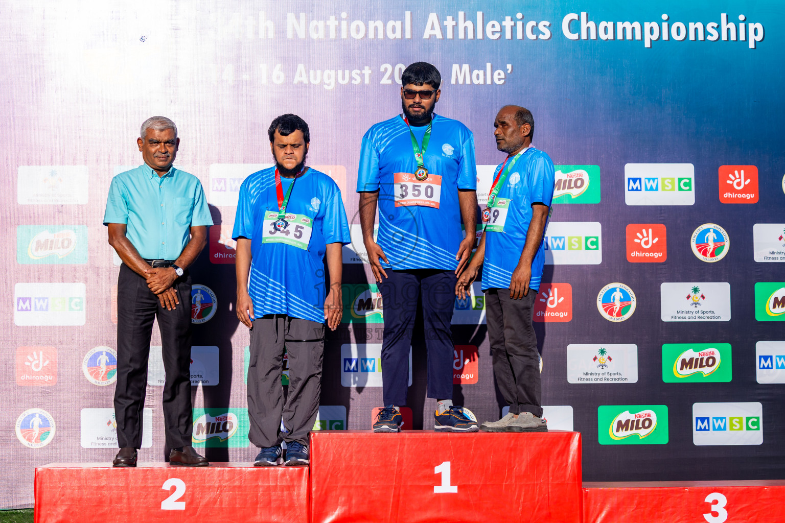 Day 3 of National Athletics Championship 2025 was held at Ekuveni Running Ground in Male', Maldives on Saturday, 16th August 2025. Photos: Nausham Waheed / images.mv