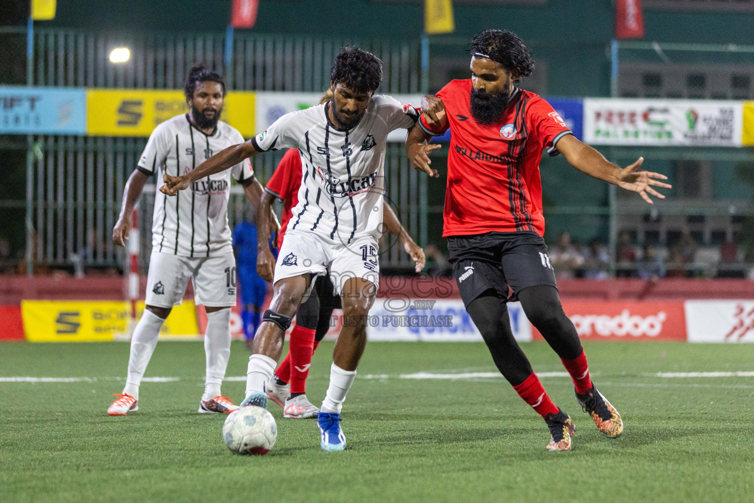 HDh Nellaidhoo VS HDh Nolhivaranfaru in Day 14 of Golden Futsal Challenge 2024 was held on Sunday, 28th January 2024, in Hulhumale', Maldives Photos: Nausham Waheed / images.mv