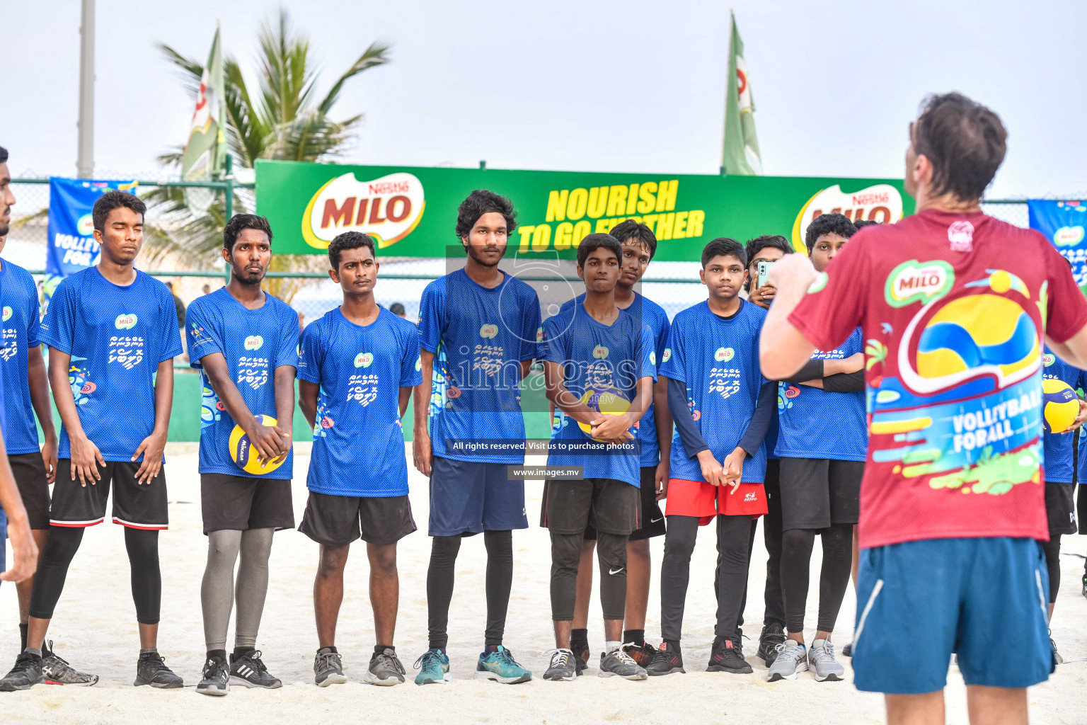 Vollyball players trainning session with Giba Photos by Nausham waheed