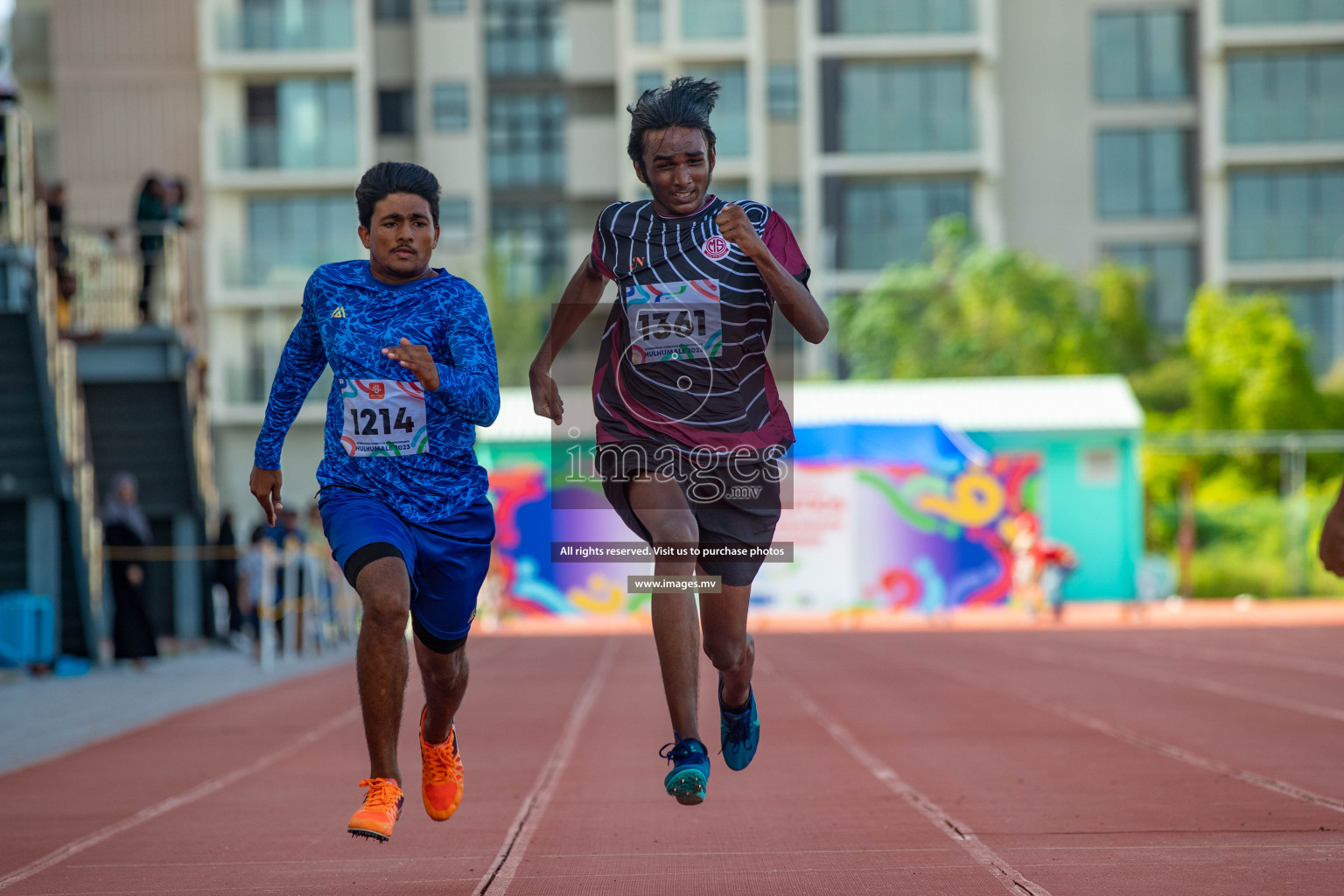 Day two of Inter School Athletics Championship 2023 was held at Hulhumale' Running Track at Hulhumale', Maldives on Sunday, 15th May 2023. Photos: Nausham Waheed / images.mv