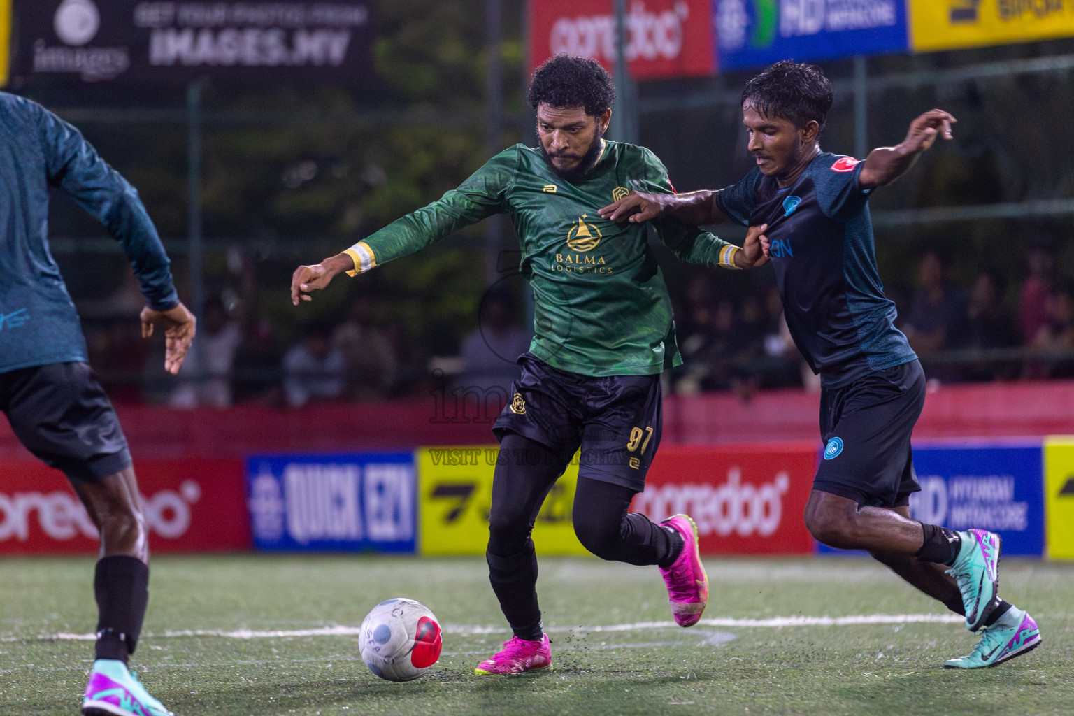 Sh Feevah vs Sh Feydhoo in Day 5 of Golden Futsal Challenge 2024 was held on Friday, 19th January 2024, in Hulhumale', Maldives Photos: Mohamed Mahfooz Moosa / images.mv