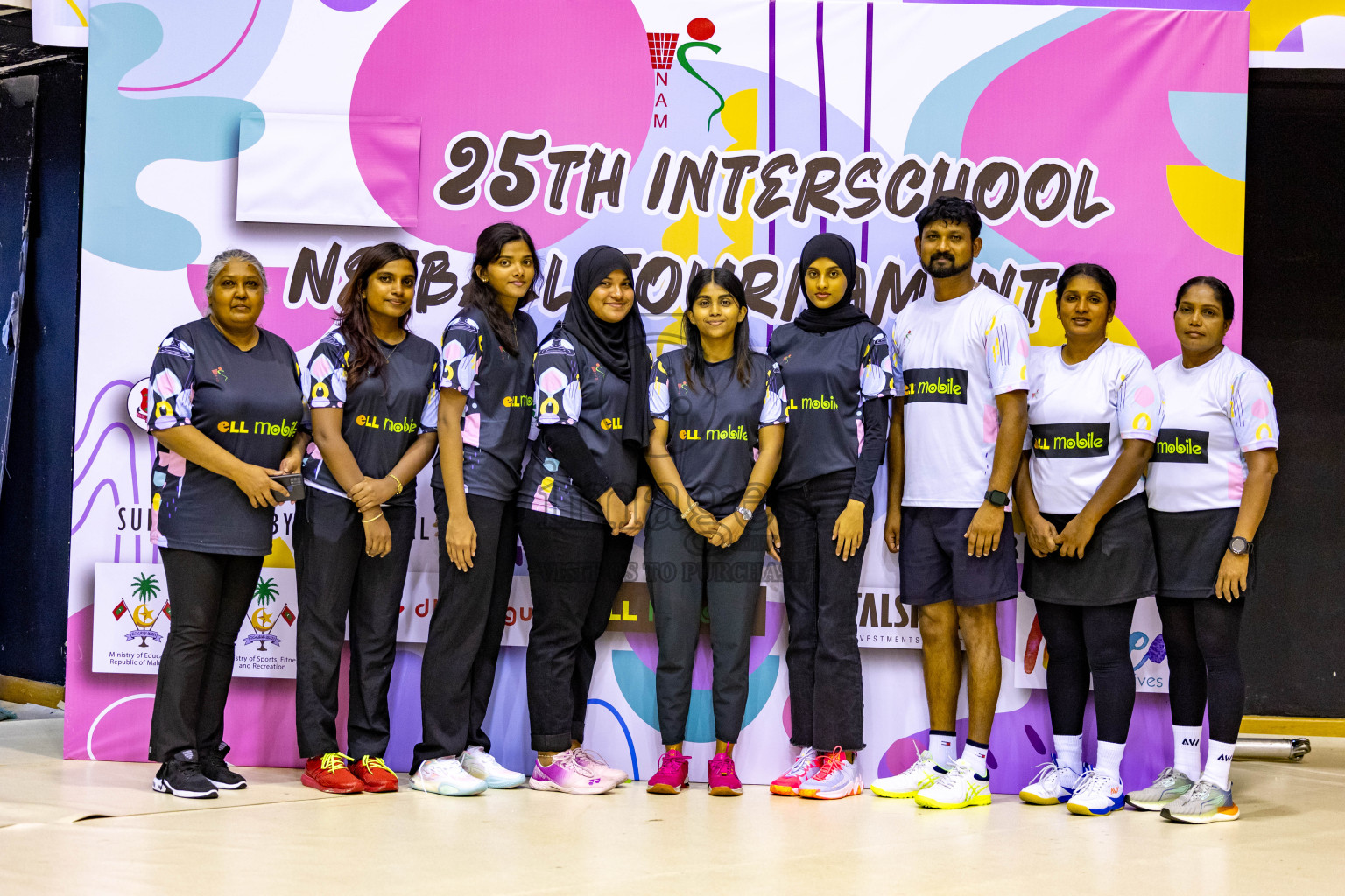 Closing Ceremony of Inter-school Netball Tournament held in Social Center at Male', Maldives on Monday, 26th August 2024. Photos: Hassan Simah / images.mv