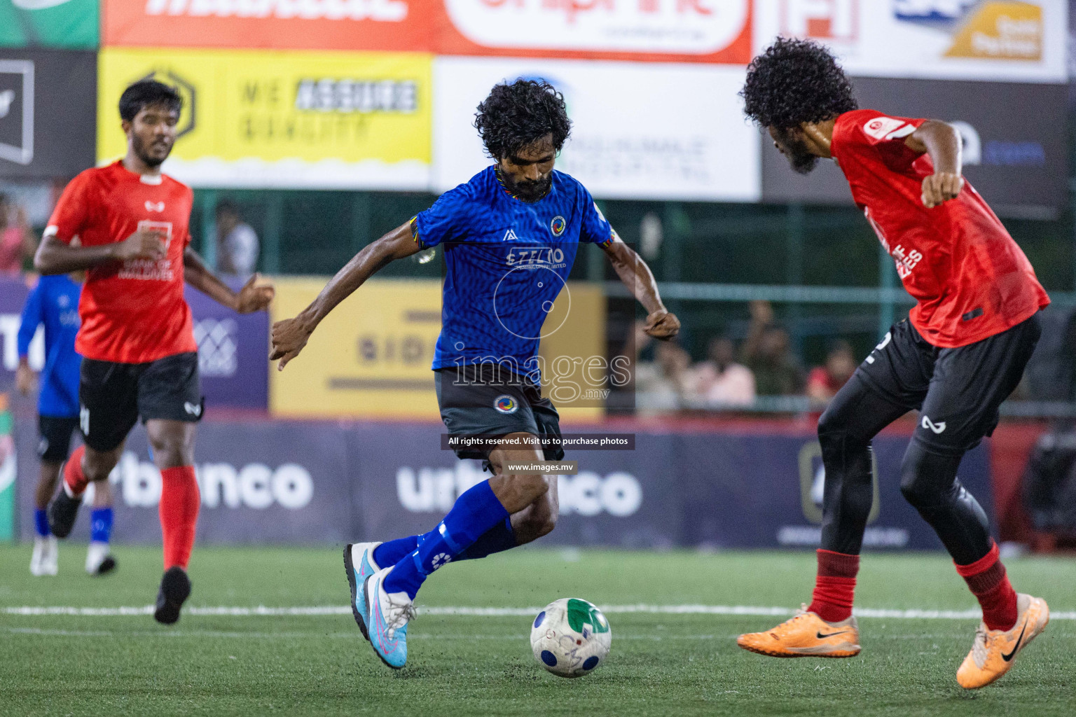 STELCO vs United BML in Quarter Final of Club Maldives Cup 2023 held in Hulhumale, Maldives, on Saturday, 12th August 2023Photos: Nausham Waheed