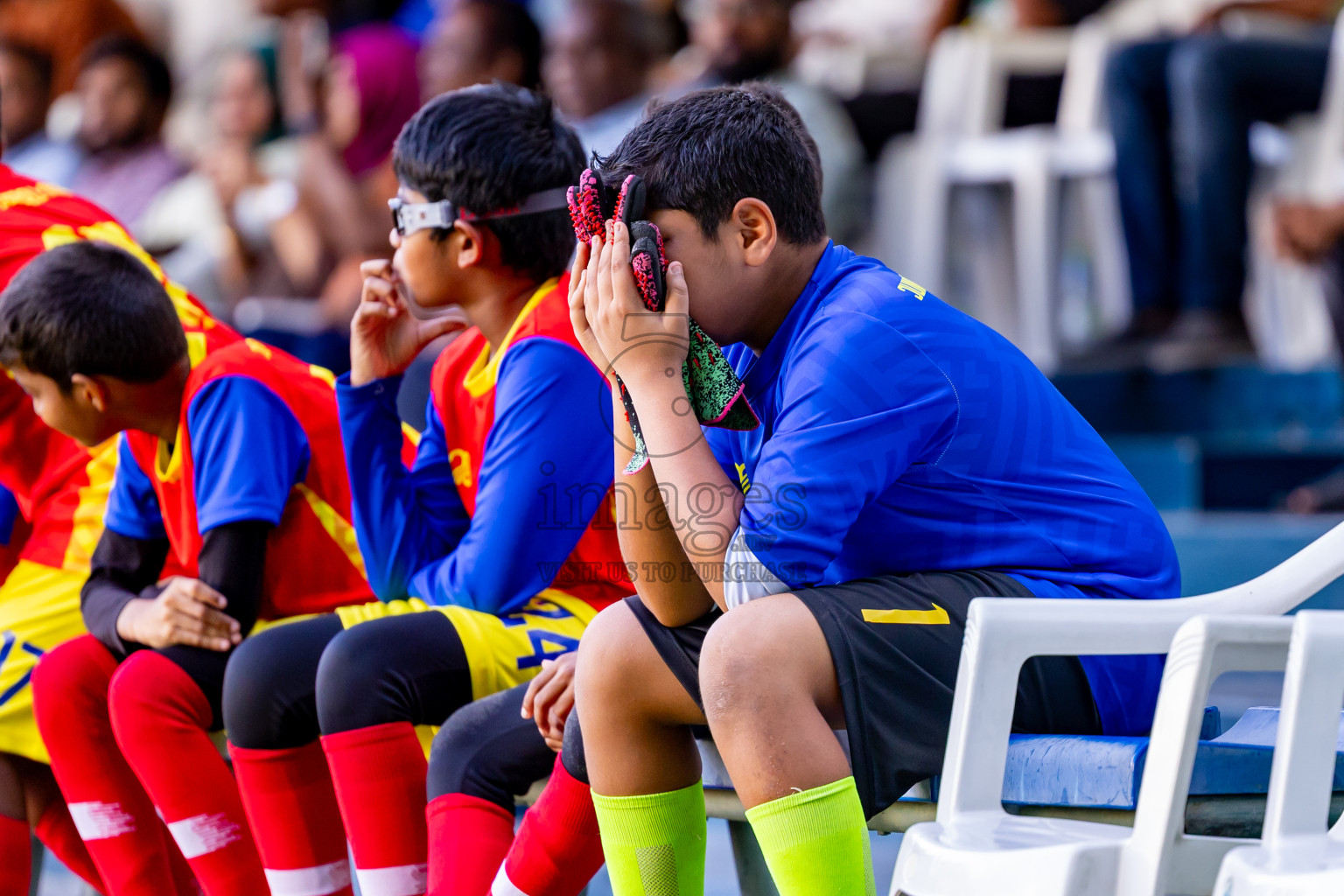 Day 3 of MILO Academy Championship 2025 (U-12) was held at Henveiru Stadium in Male', Maldives on Saturday, 3rd May 2025. Photos: Nausham Waheed / images.mv