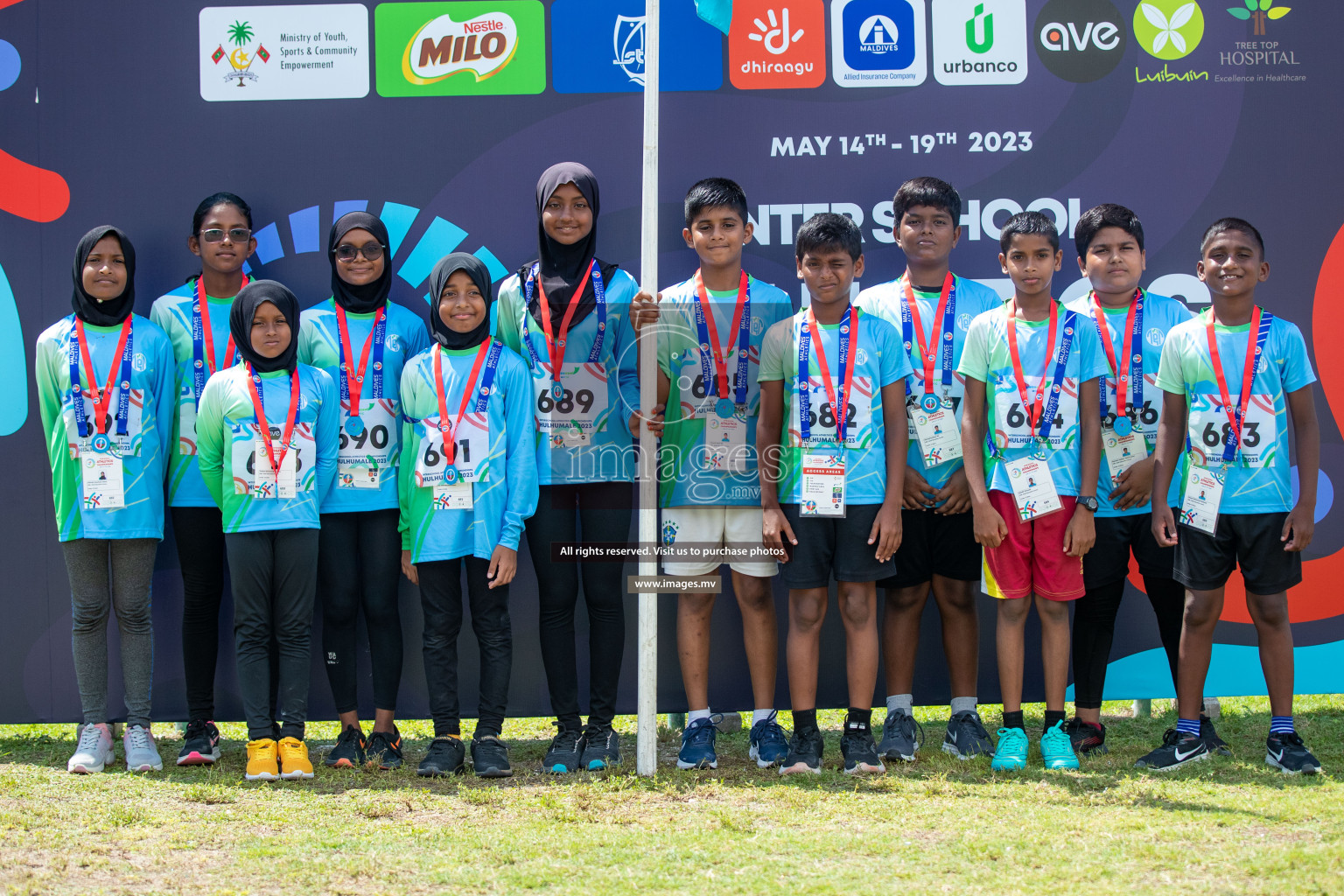 Day four of Inter School Athletics Championship 2023 was held at Hulhumale' Running Track at Hulhumale', Maldives on Wednesday, 18th May 2023. Photos:  Nausham Waheed / images.mv