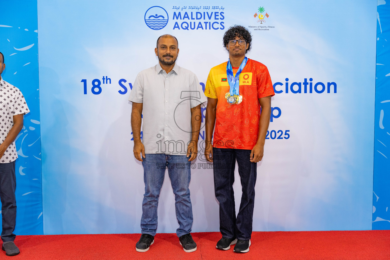 18th Swimming Association Championship 2025, Closing Ceremony was held on Saturday, 29th November 2025 at Swimming Track Hulhumale', Maldives. Photos: Areef Adam / images.mv