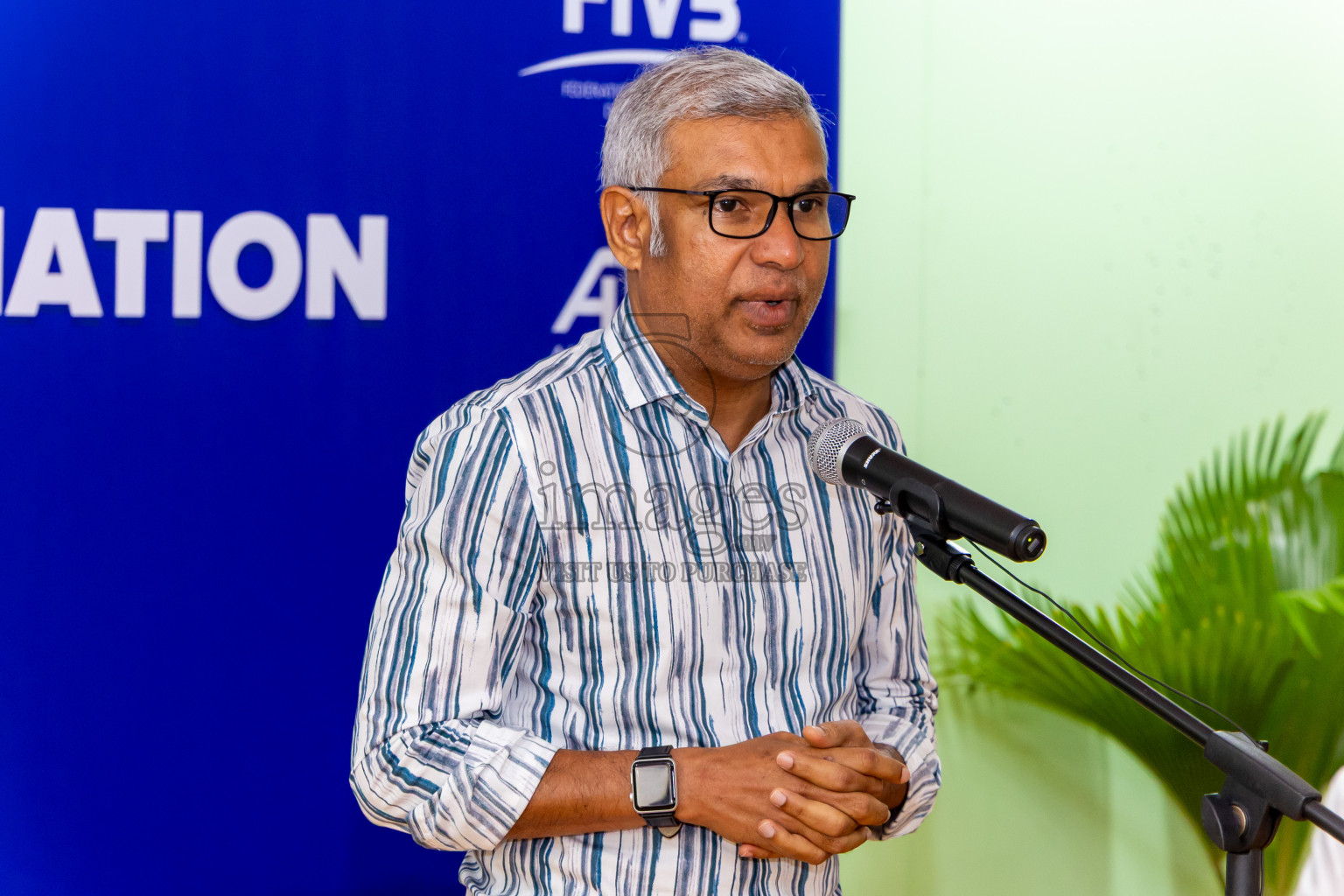Announcing of Senior Mens Volleyball National Team participating in the CAVA Men’s cup 2025, in Bangladesh held in Socail Centre Haruge., Male', Maldives on Thursday, 09th October 2025. Photos by: Nausham Waheed / Images.mv