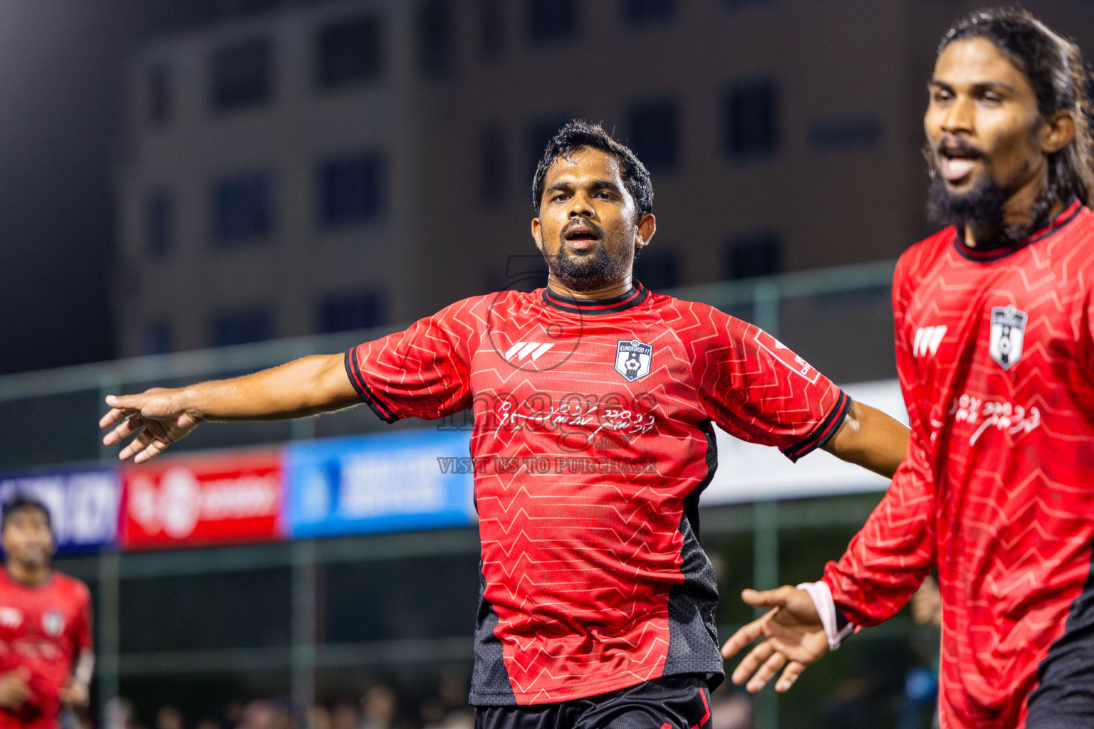 HDH Kumundhoo vs Hdh Vaikaradhoo in Day 5 of Golden Futsal Challenge 2025 on Thursday, 9th January 2025, in Hulhumale', Maldives Photos: Nausham waheed / images.mv