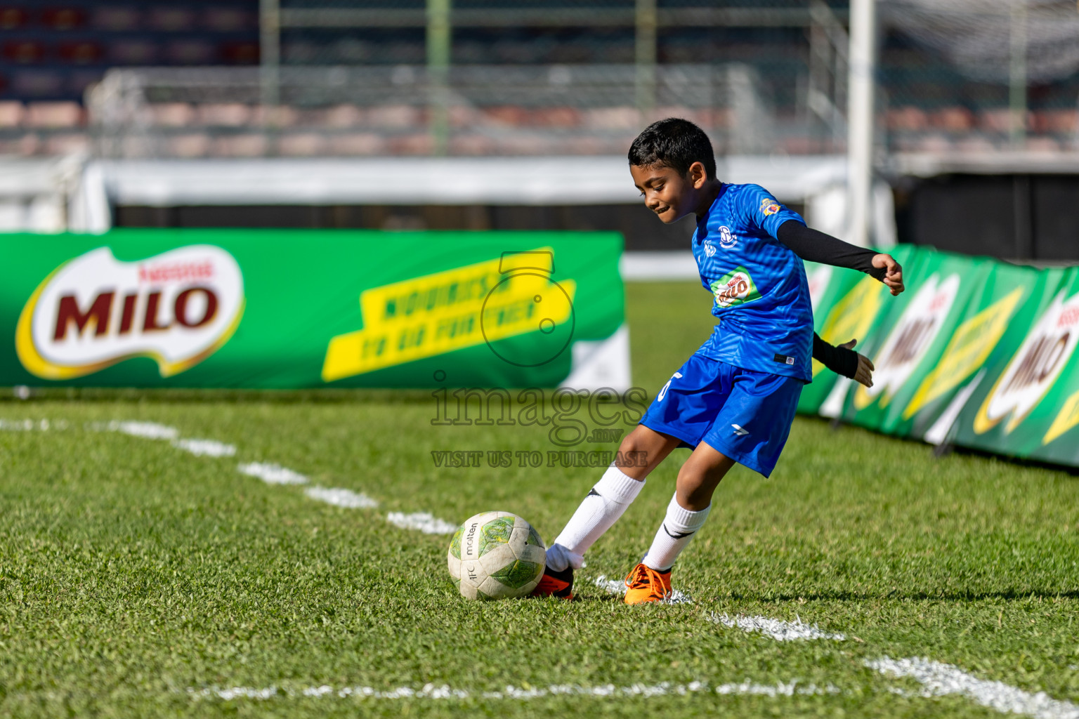 Day 2 of MILO Kids Football Fiesta was held at National Stadium in Male', Maldives on Saturday, 24th February 2024.