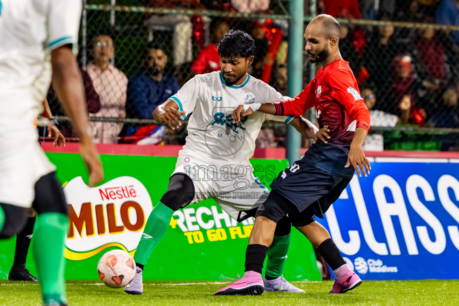 Criminal Court vs Mira Rc in Day 9 of Club Maldives Cup Classic 2025 was held in Rehendi Futsal Ground, Hulhumale', Maldives on Monday, 22nd September 2025. Photos: Nausham Waheed / images.mv