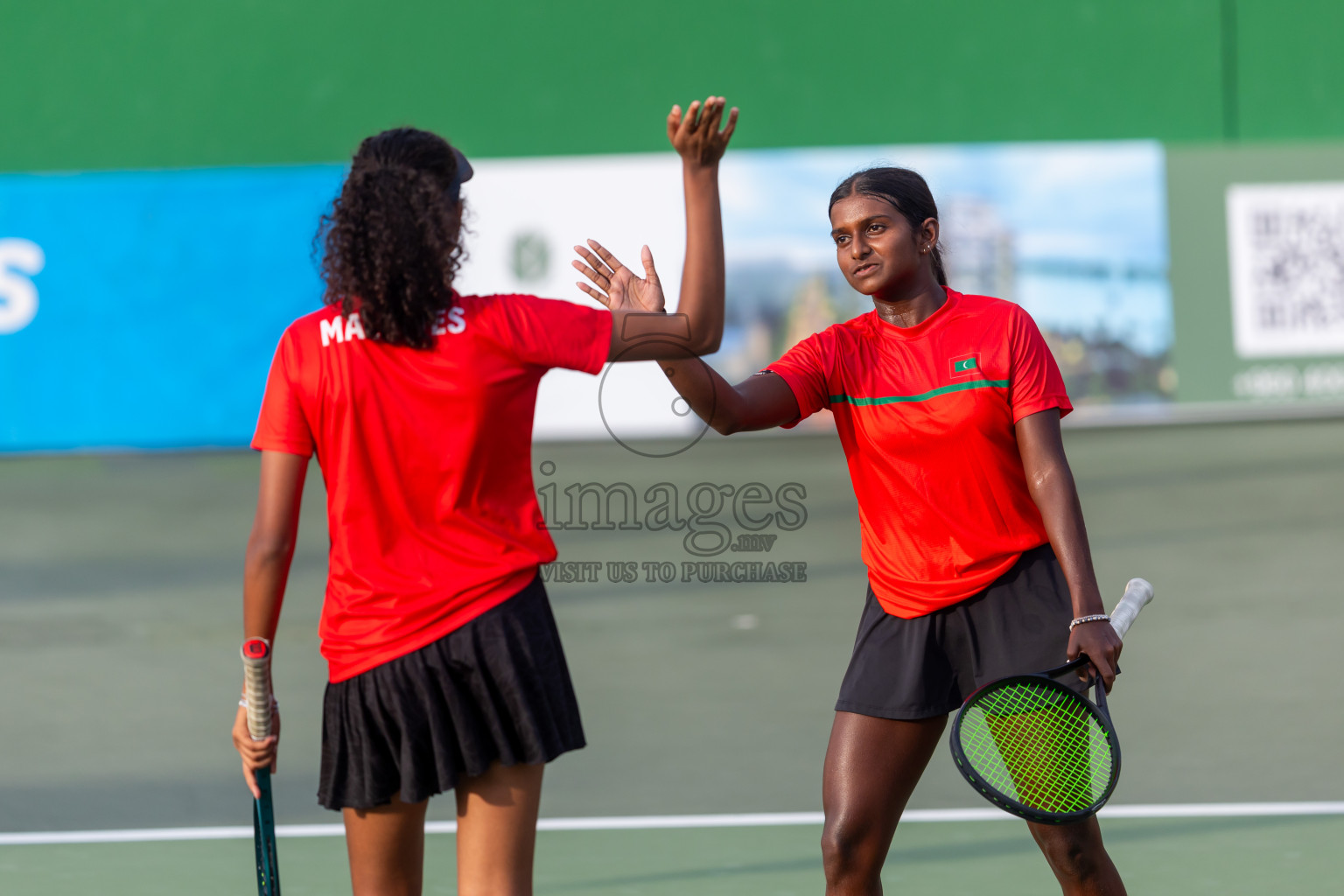 Day 4 of ATF Maldives Junior Open Tennis was held in Male' Tennis Court, Male', Maldives on Thursday, 12th December 2024. Photos: Nausham Waheed/ images.mv