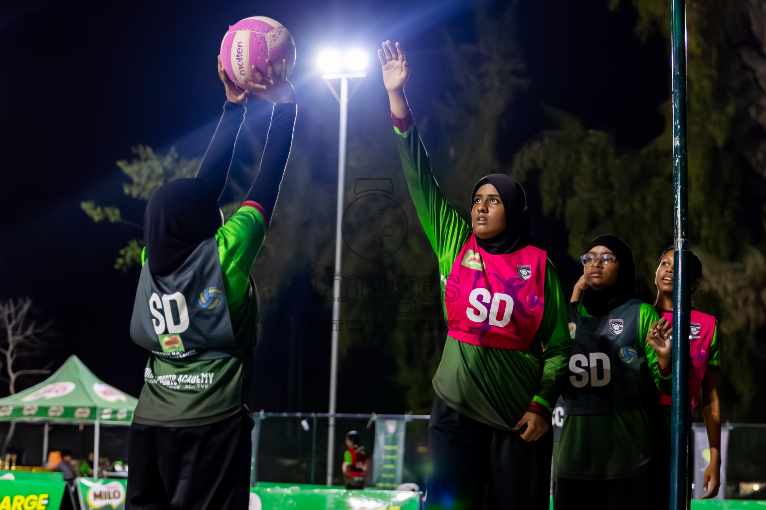 Day 2 of MILO Netball Fest 2025 was held in Cental Park, Hulhumale', Maldives on Friday, 21st November 2025. Photos: Nausham Waheed / images.mv