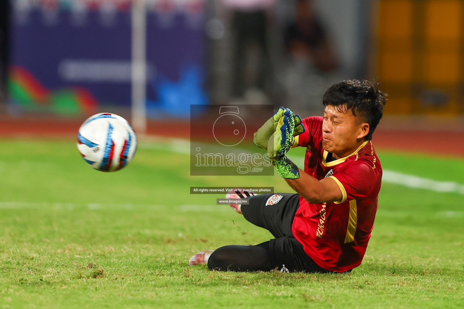 Bhutan vs Lebanon in SAFF Championship 2023 held in Sree Kanteerava Stadium, Bengaluru, India, on Sunday, 25th June 2023. Photos: Nausham Waheed, Hassan Simah / images.mv