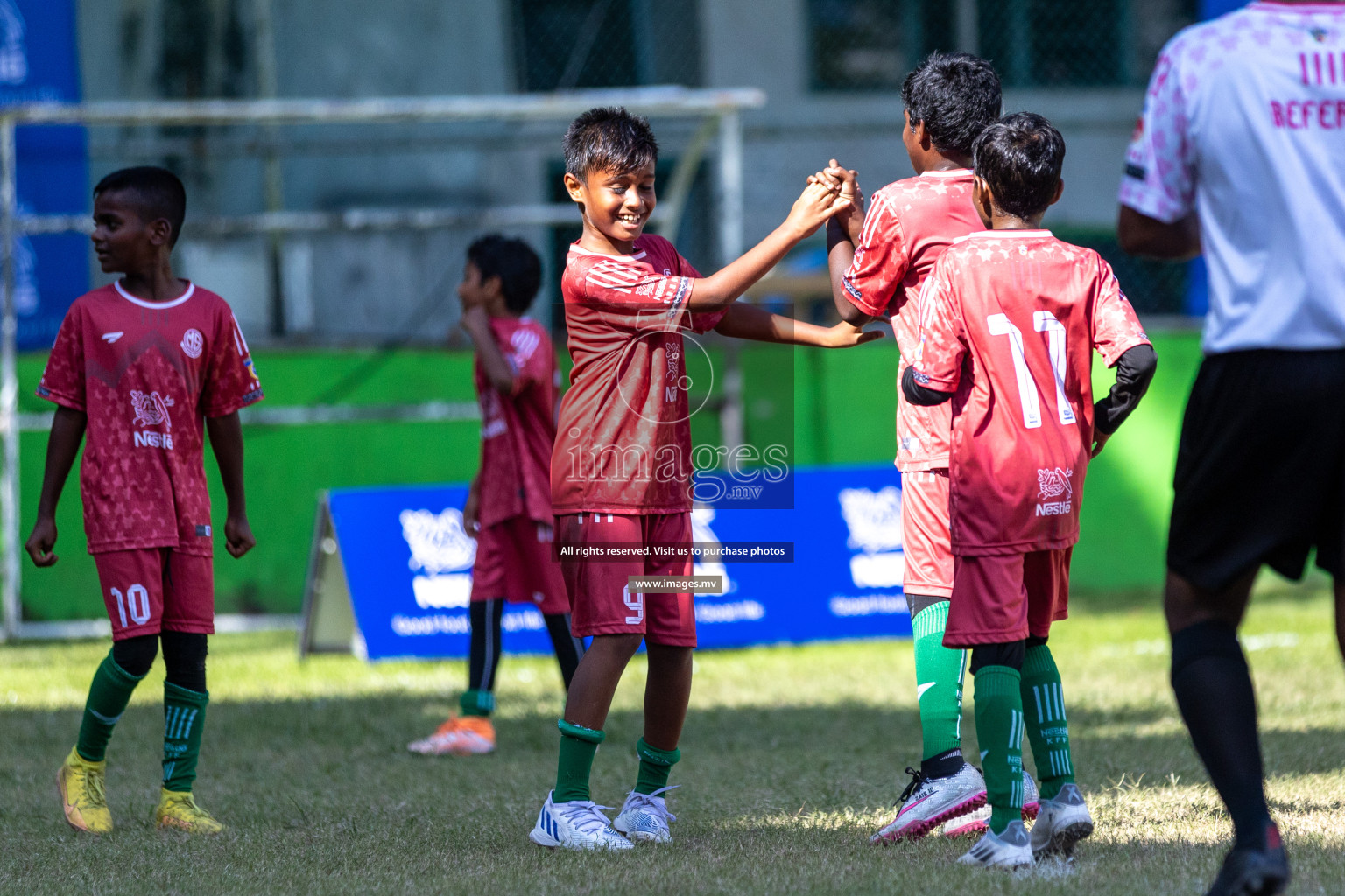 Day 3 of Nestle Kids Football Fiesta, held in Henveyru Football Stadium, Male', Maldives on Friday, 13th October 2023 Photos: Nausham Waheed/ images.mv