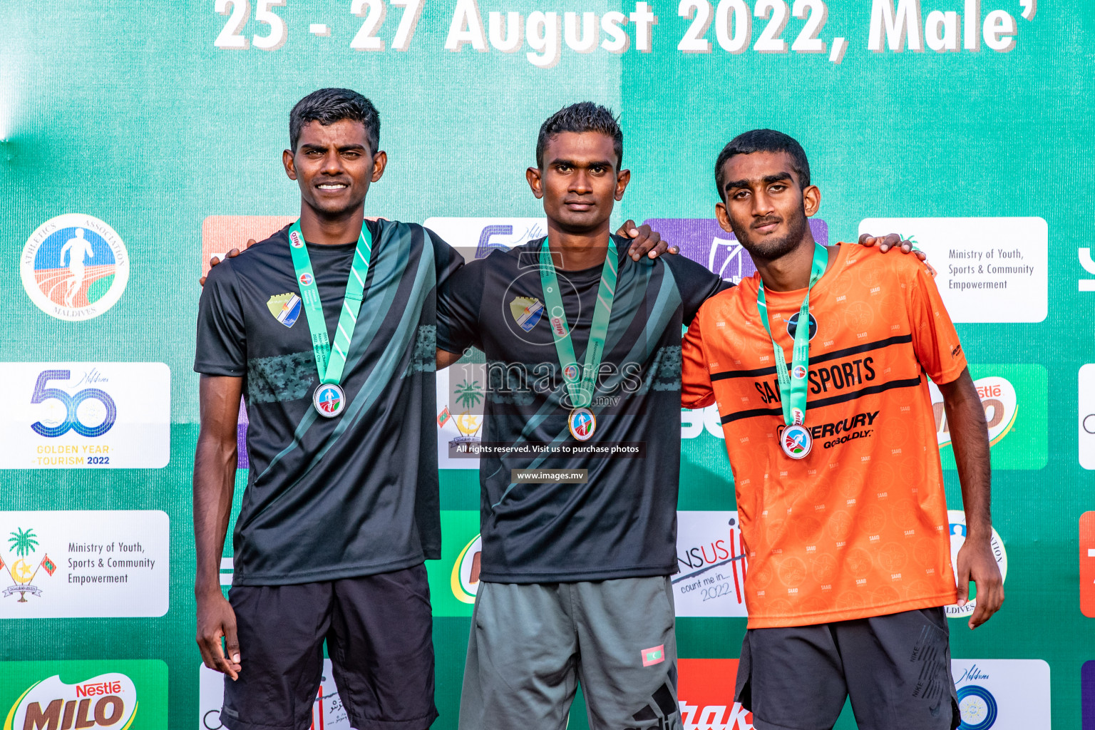 Day 3 of Milo Association Athletics Championship 2022 on 27th Aug 2022, held in, Male', Maldives Photos: Nausham Waheed / Images.mv