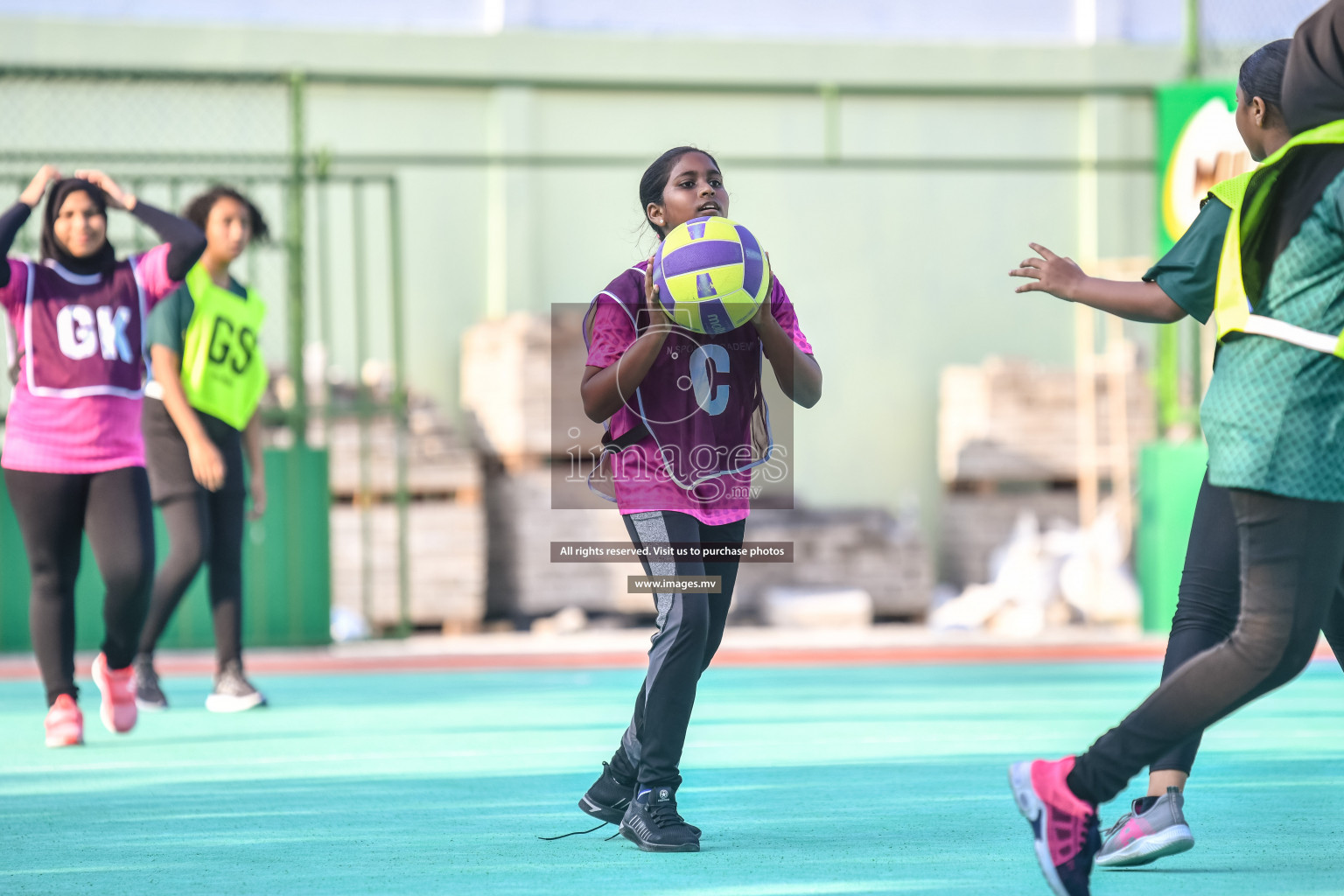 Day 7 of Junior Netball Championship 2022 on 11th March 2022 held in Male', Maldives. Photos by Nausham Waheed