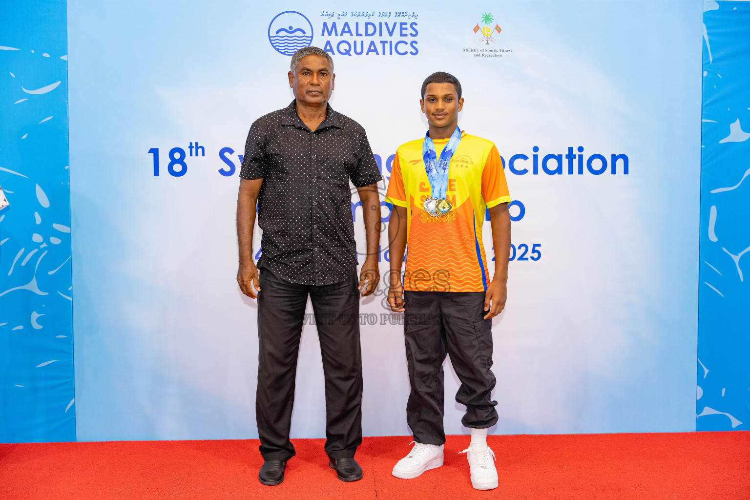 18th Swimming Association Championship 2025, Closing Ceremony was held on Saturday, 29th November 2025 at Swimming Track Hulhumale', Maldives. Photos: Areef Adam / images.mv