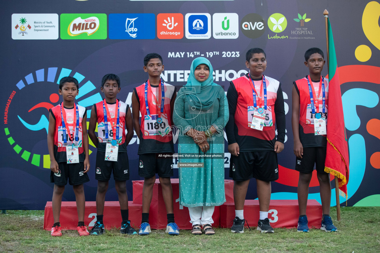 Day five of Inter School Athletics Championship 2023 was held at Hulhumale' Running Track at Hulhumale', Maldives on Wednesday, 18th May 2023. Photos: Nausham Waheed / images.mv