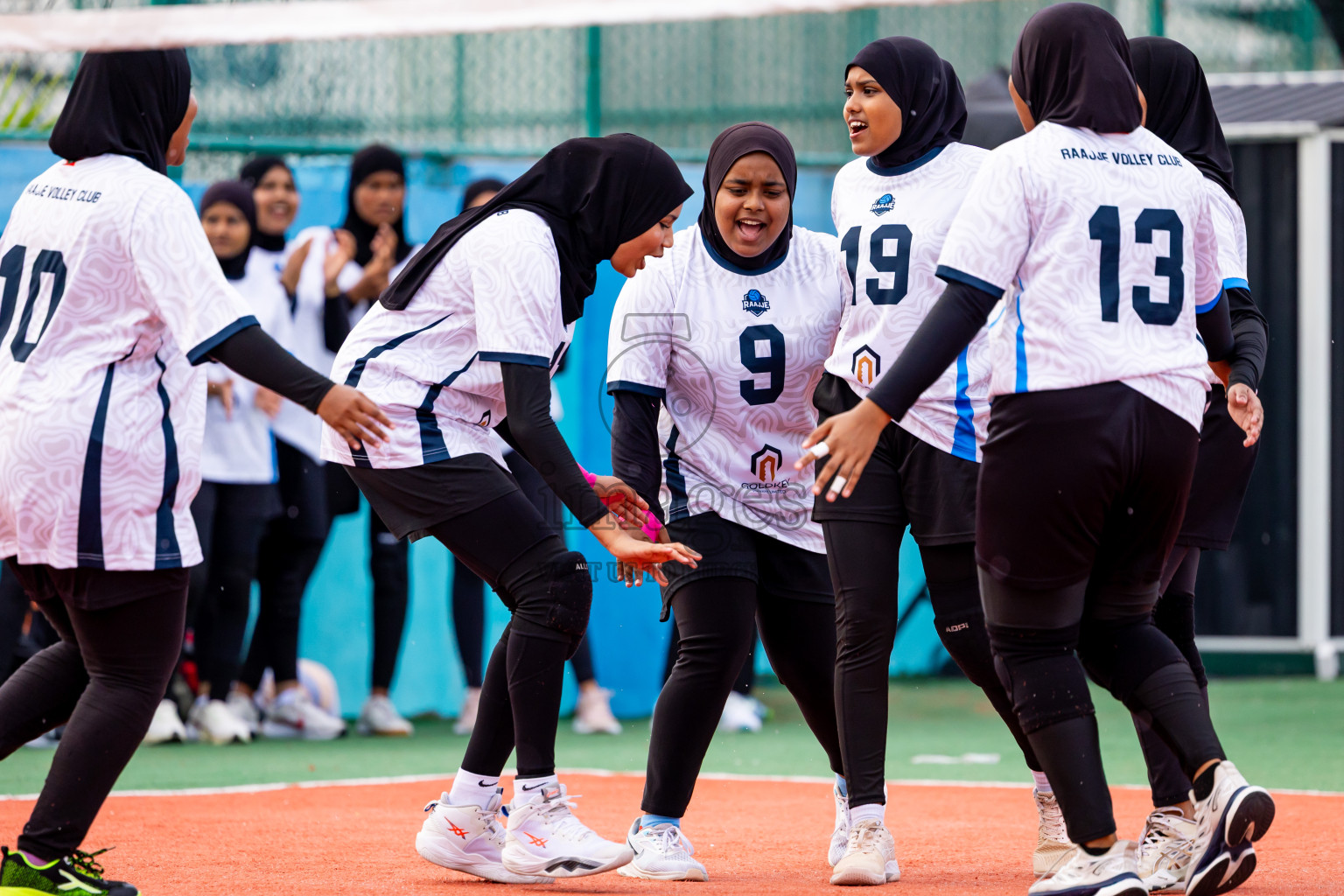 Club rising star academy vs Sports club city in Milo National Junior Volleyball Championship 2025 Day 2 was held on Sunday, 23rd November 2025 at Ekuveni Turf Court Male', Maldives. Photos: Nausham Waheed / images.mv