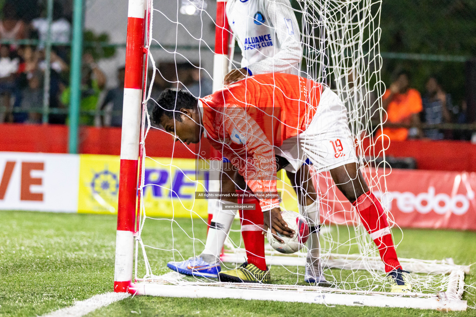 HA. Maarandhoo vs HA. Baarah in Day 6 of Golden Futsal Challenge 2023 on 10 February 2023 in Hulhumale, Male, Maldives