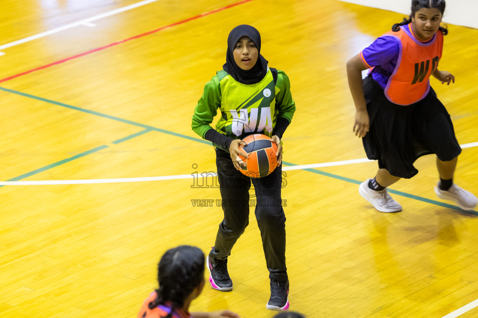 Day 14 of 25th Inter-School Netball Tournament was held in Social Center at Male', Maldives on Sunday, 25th August 2024. Photos: Hasni / images.mv