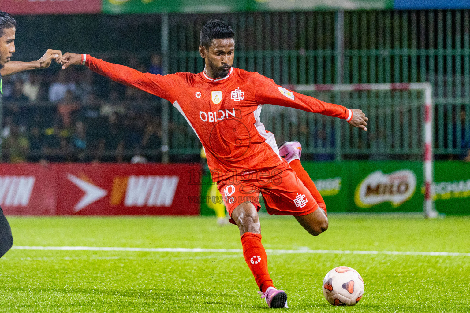 Road Recreation Club vs Club Combination SC Eydhafushi in Kings Cup Final of Club Maldives 2025 was held in Rehendhi Futsal Ground, Hulhumale', Maldives on Tuesday, 9th September 2025. Photos: Areef Adam / images.mv