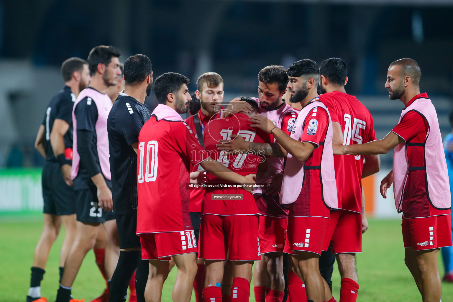 Lebanon vs India in the Semi-final of SAFF Championship 2023 held in Sree Kanteerava Stadium, Bengaluru, India, on Saturday, 1st July 2023. Photos: Nausham Waheed, Hassan Simah / images.mv