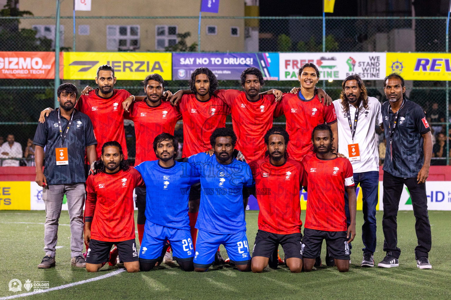 ADh Dhangethi vs ADh Maamigili in Day 7 of Golden Futsal Challenge 2024 was held on Saturday, 20th January 2024, in Hulhumale', Maldives Photos: Ismail Thoriq / images.mv