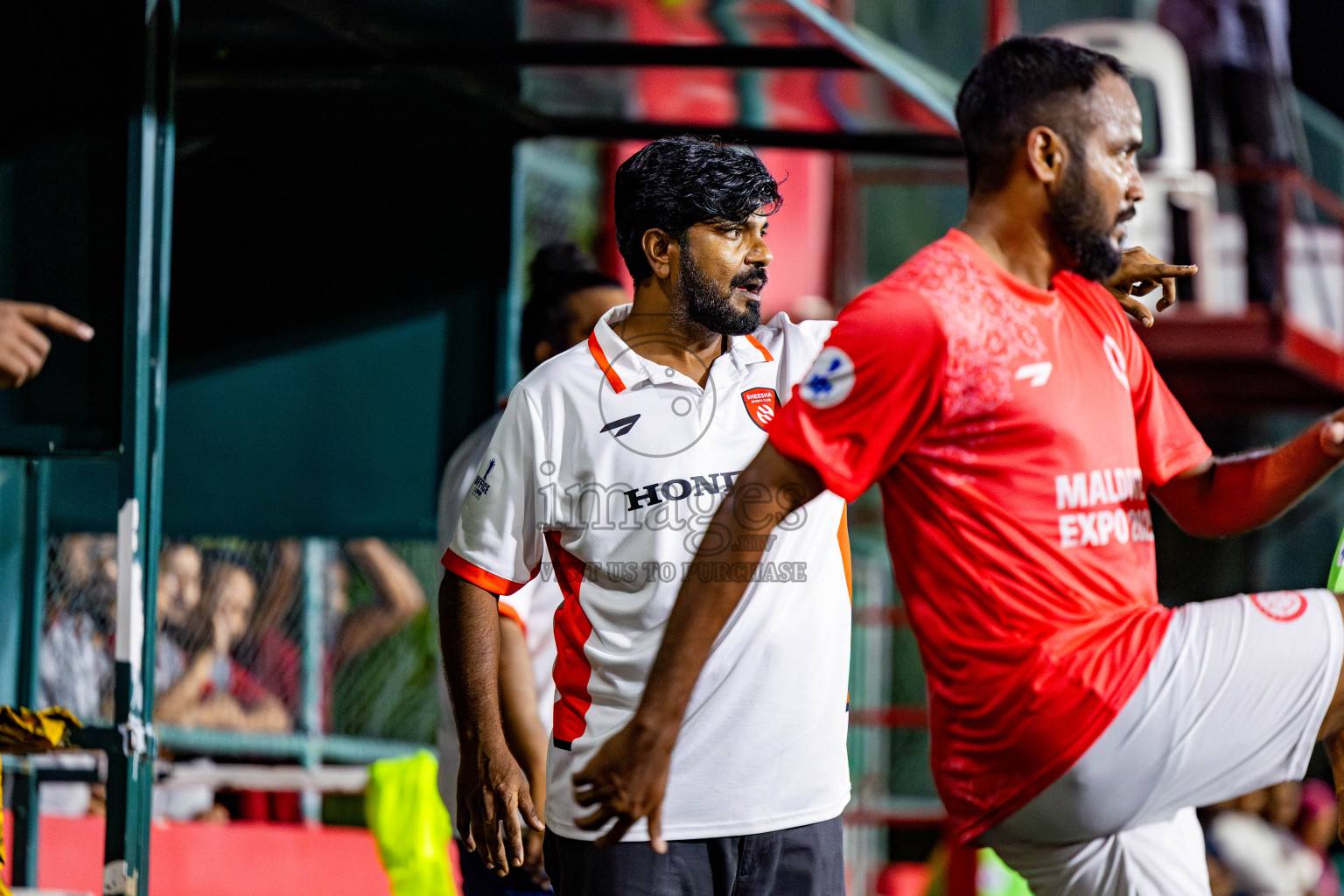 Sheesha vs Trade Club in Day 5 of Office League 2025 was held on Sunday, 20th April 2025 in Hulhumale', Maldives. Photos: Nausham Waheed  / images.mv