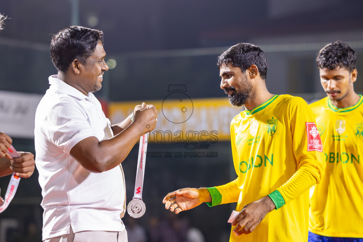Opening of Golden Futsal Challenge 2025 with Charity Shield Match between L.Gan vs B.Eydhafushi was held on Saturday, 4th January 2025, in Hulhumale', Maldives Photos: Ismail Thoriq / images.mv