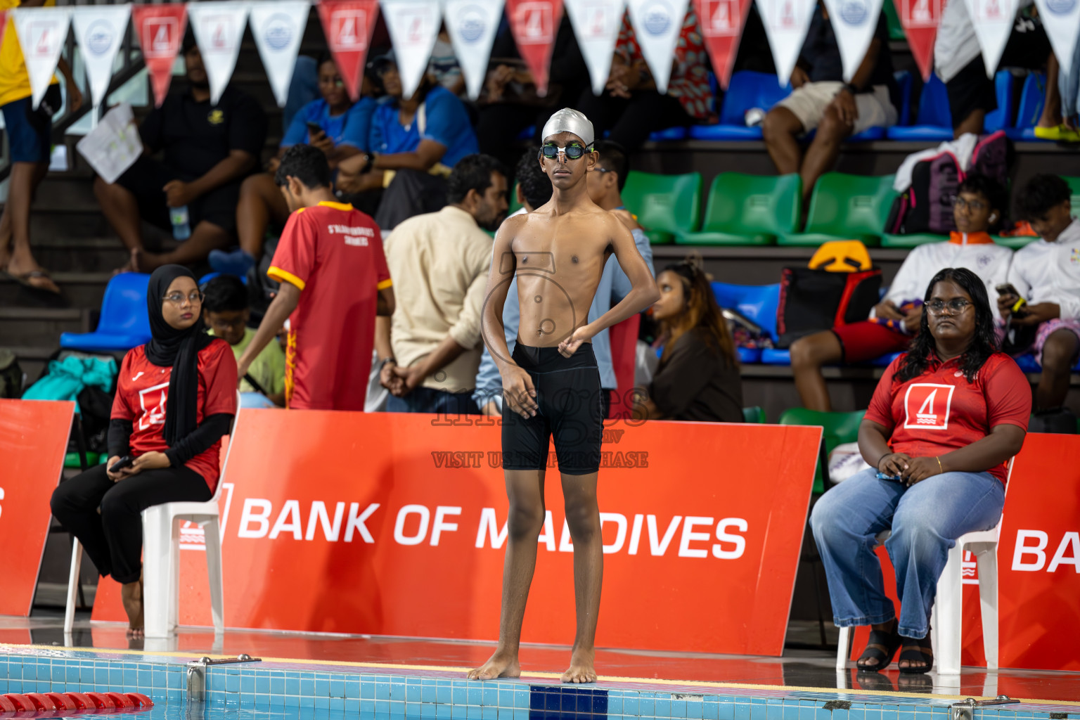 Day 2 of 20th BML Inter-school Swimming Competition 2024 held in Hulhumale', Maldives on Sunday, 13th October 2024. Photos: Ismail Thoriq / images.mv