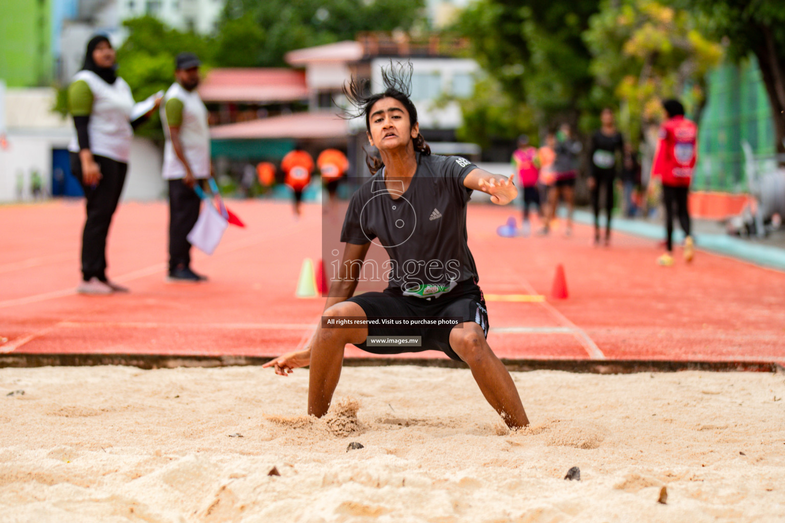 Day 2 of National Athletics Championship 2023 was held in Ekuveni Track at Male', Maldives on Friday, 24th November 2023. Photos: Hassan Simah / images.mv